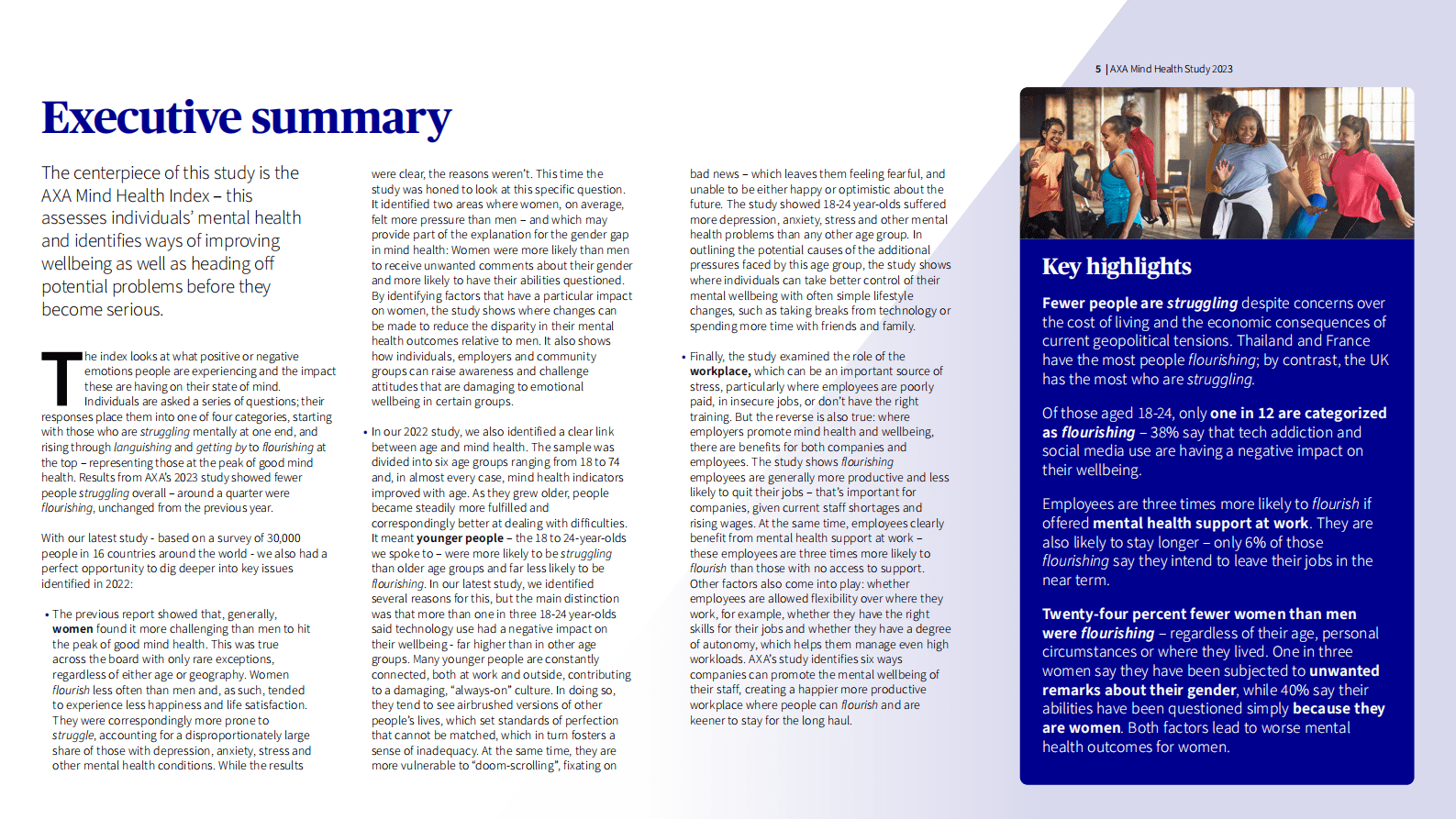 AXA：2023年心理健康和幸福研究报告【英文版】 第5页