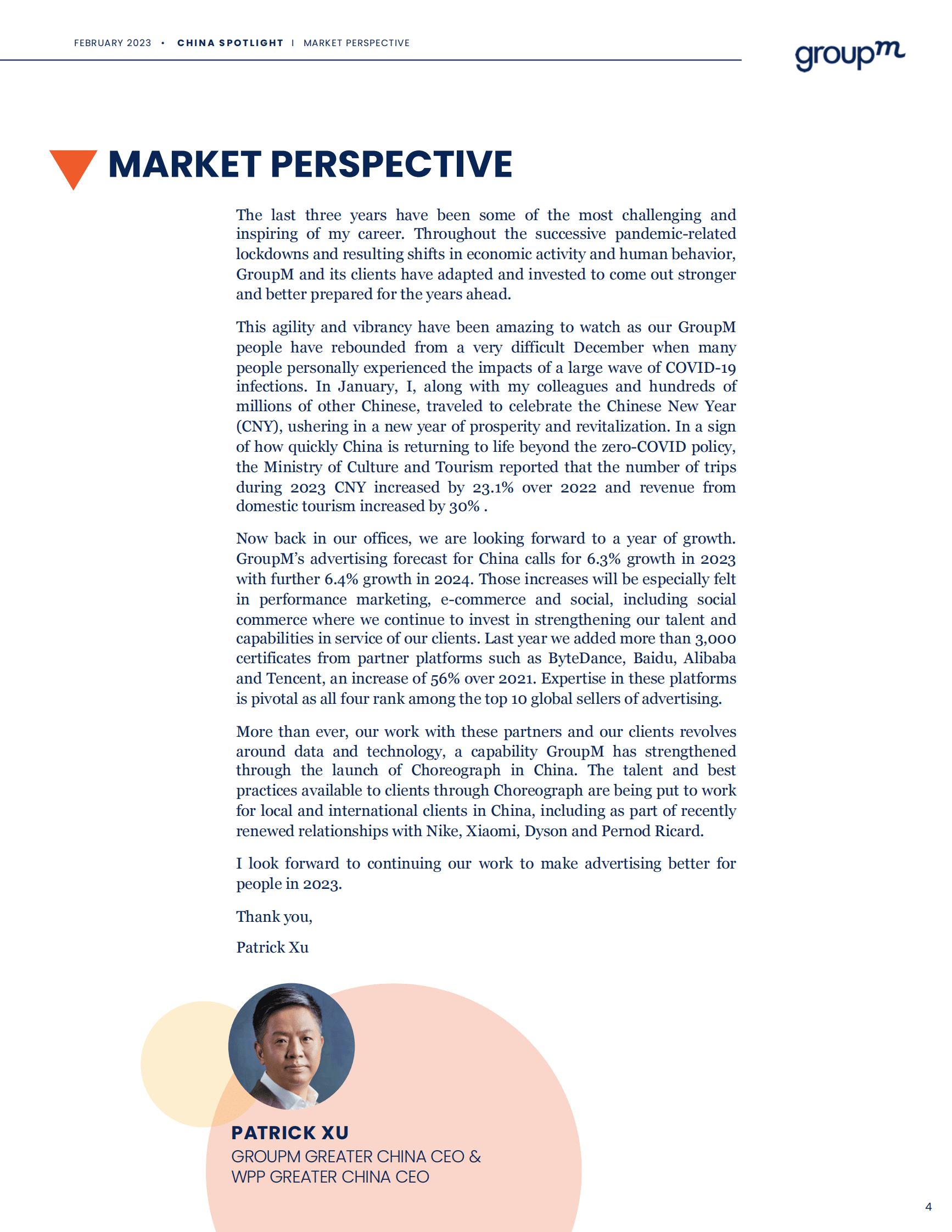 群邑：2023年中国广告市场展望【英文版】 第4页