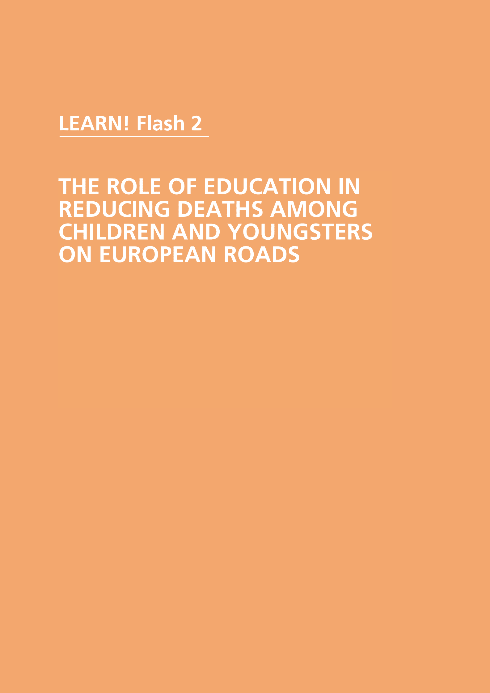 ETSC：教育在减少欧洲儿童和青少年死亡方面的作用【英文版】 第3页