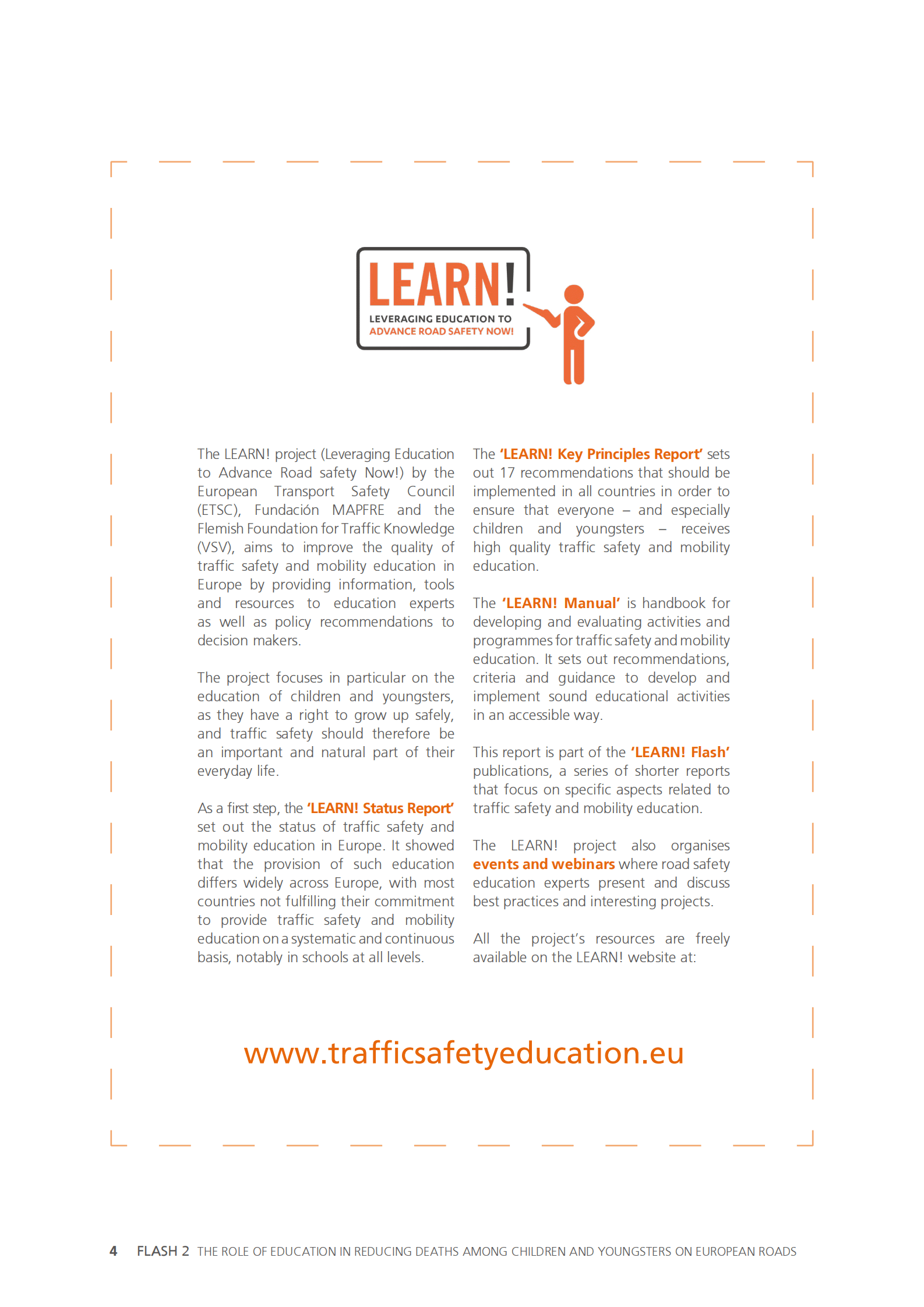 ETSC：教育在减少欧洲儿童和青少年死亡方面的作用【英文版】 第4页