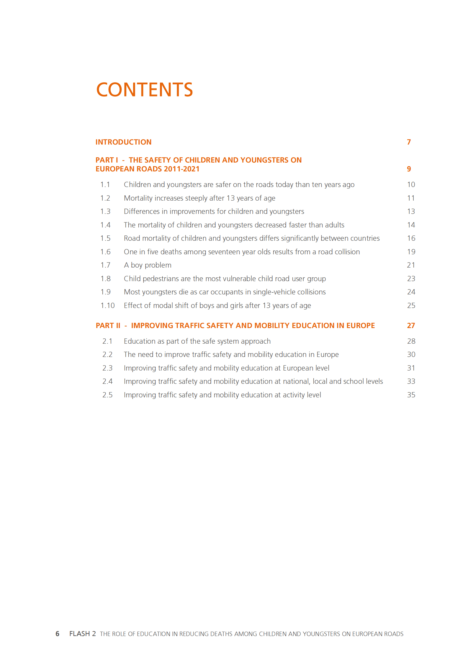 ETSC：教育在减少欧洲儿童和青少年死亡方面的作用【英文版】 第6页