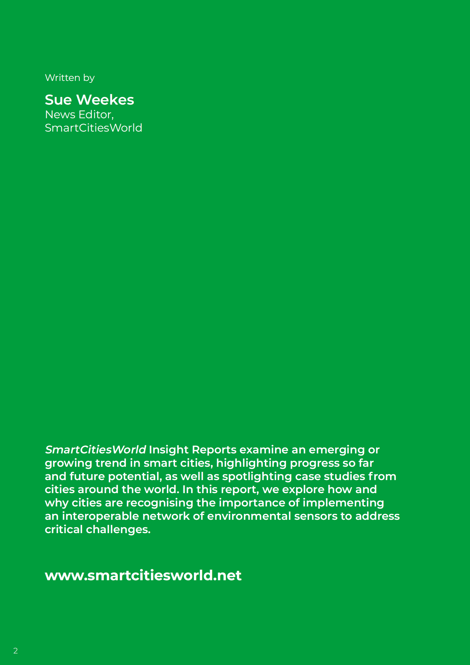 SmartCitiesWorld：构建数据驱动的环境行动方法【英文版】 第2页