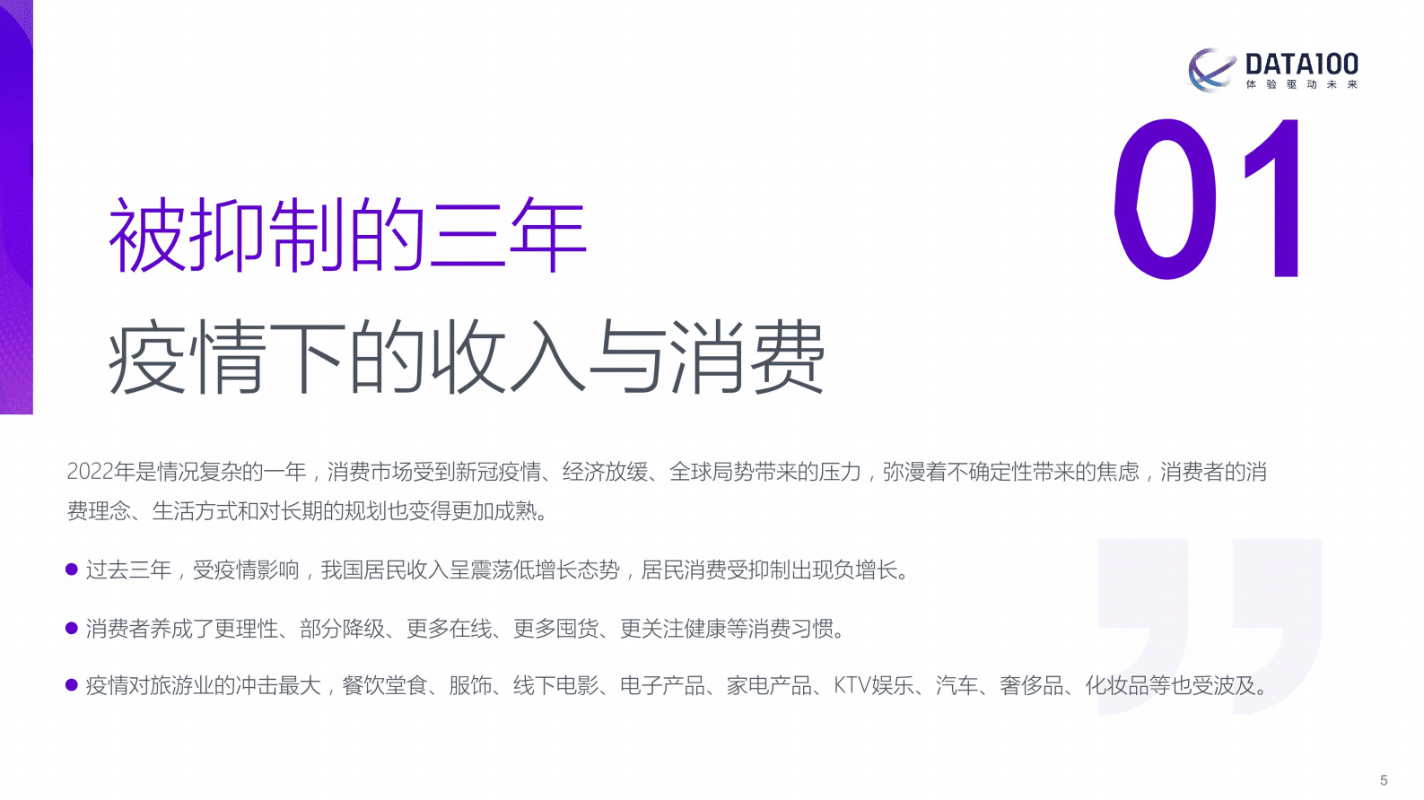 数字100：复苏与机遇：2023消费趋势洞察报告 第5页