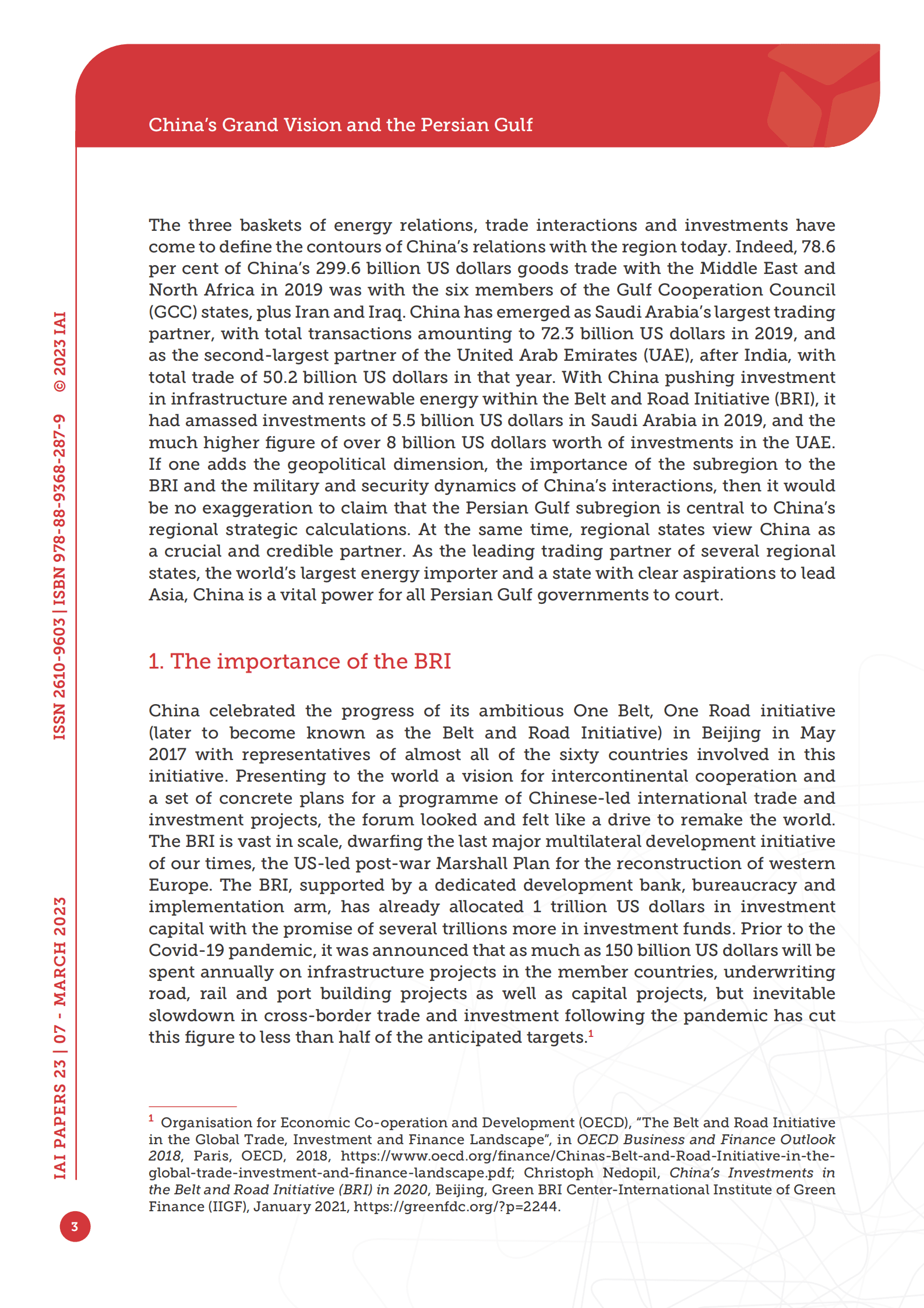 国际事务研究院：中国的宏伟愿景与波斯湾【英文版】 第3页