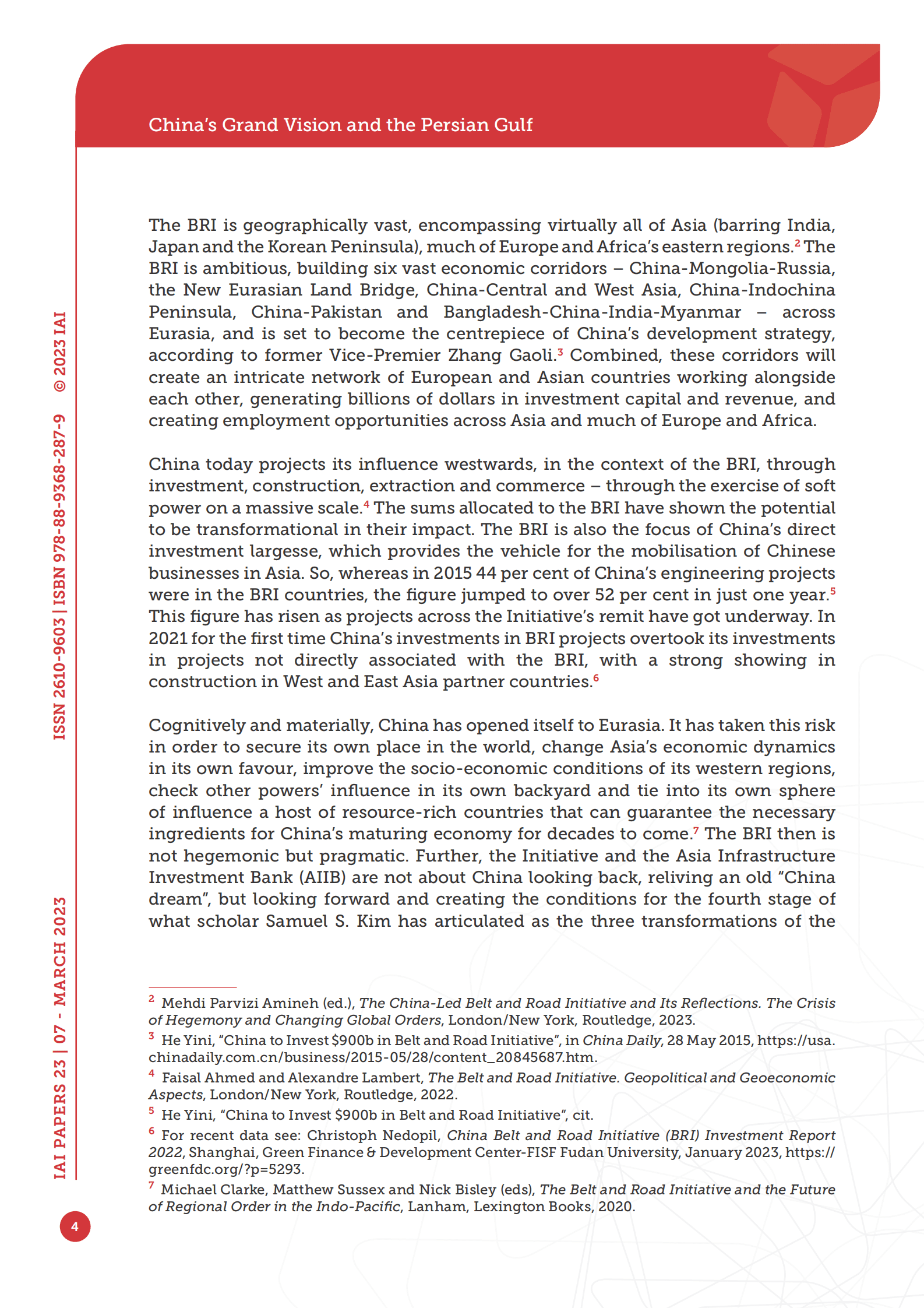 国际事务研究院：中国的宏伟愿景与波斯湾【英文版】 第4页