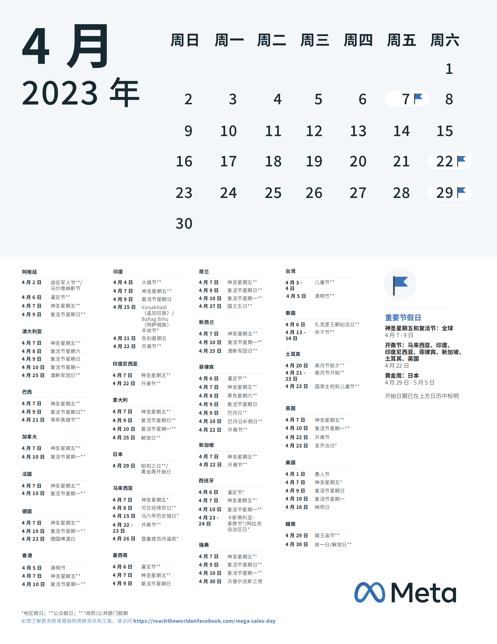 Meta：2023年全球节假日营销规划日历 第6页
