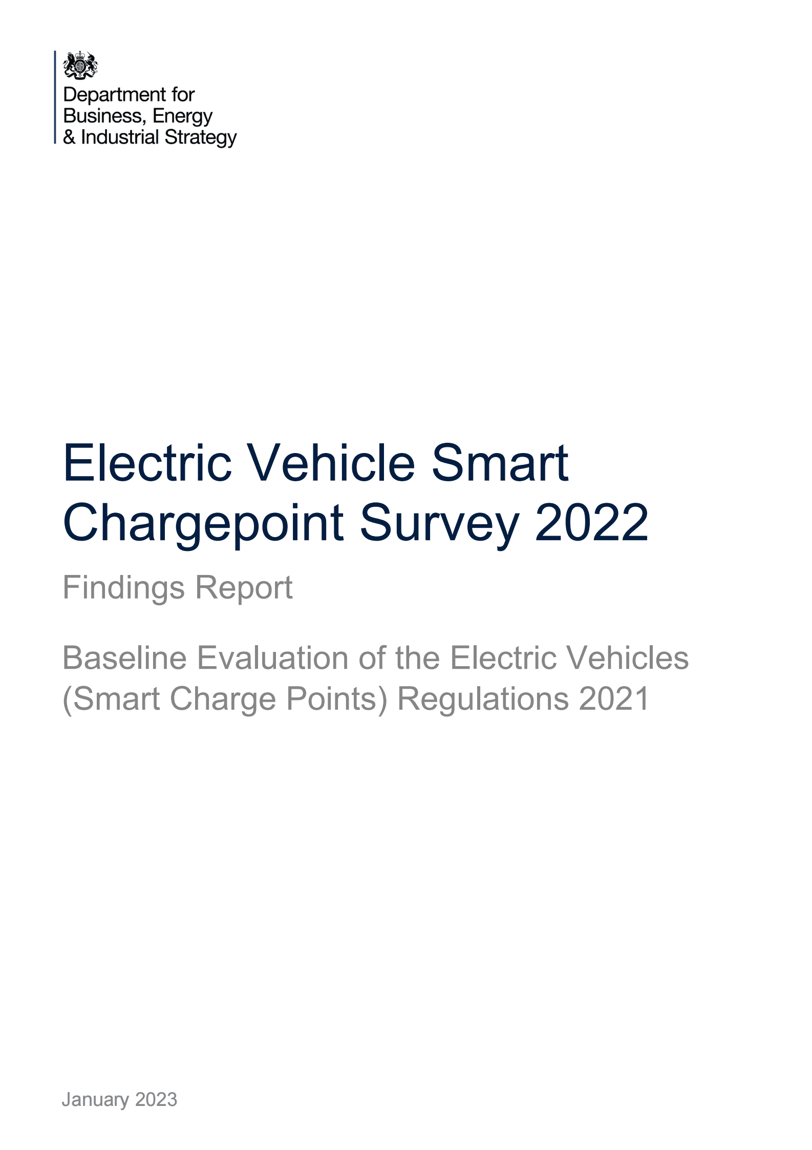 2022年英国电动汽车智能充电点调查报告【英文】 第1页
