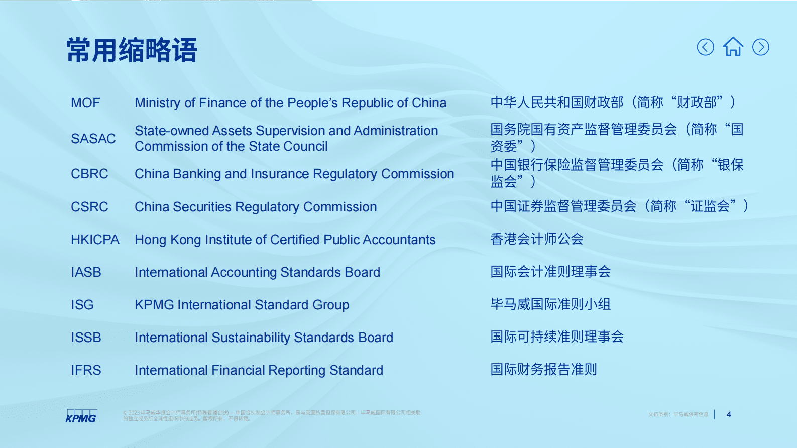 毕马威：2023年第一季度财会发展回顾 第4页