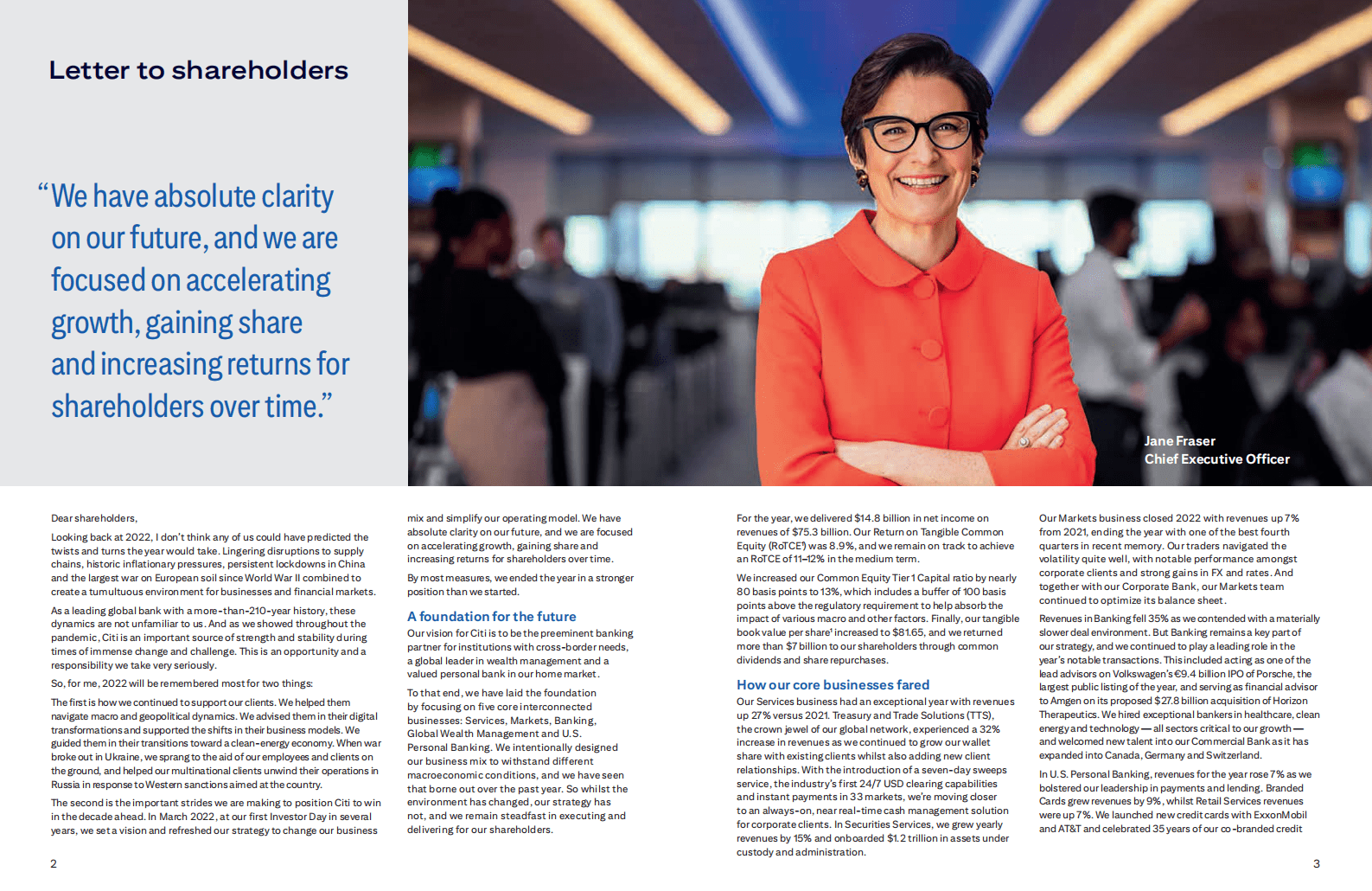 花旗集团2022年度报告 第3页