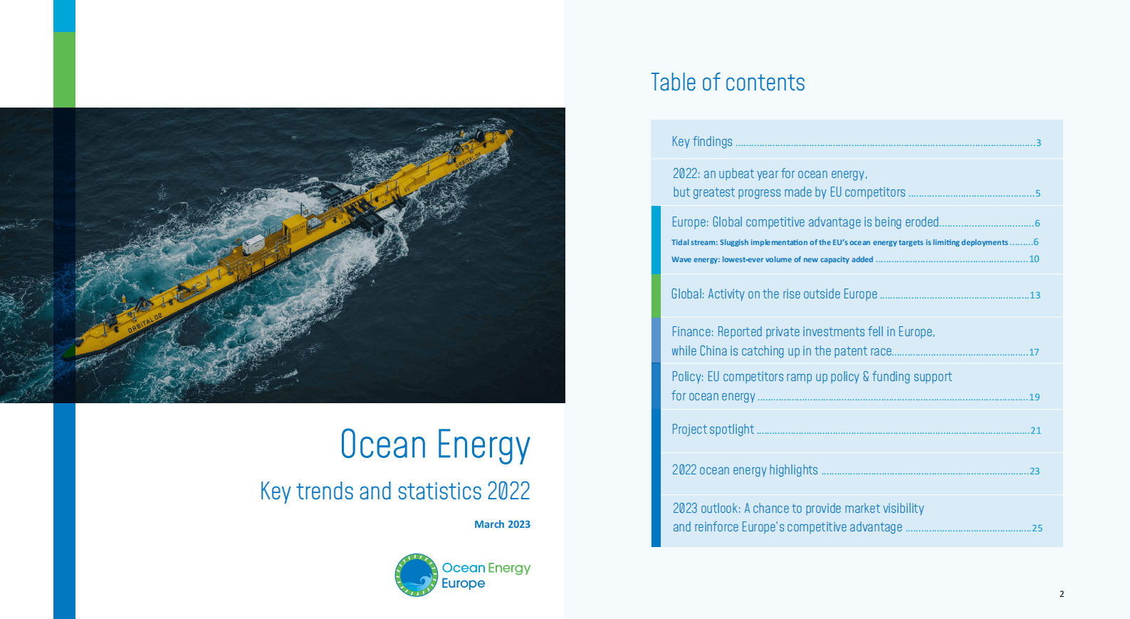 欧洲海洋能趋势及数据2022【英文版】 第1页