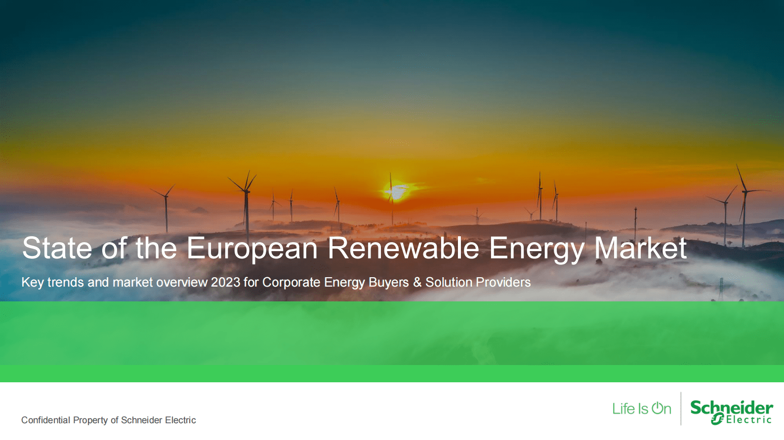 欧洲可再生能源市场现状【英文版】 第1页