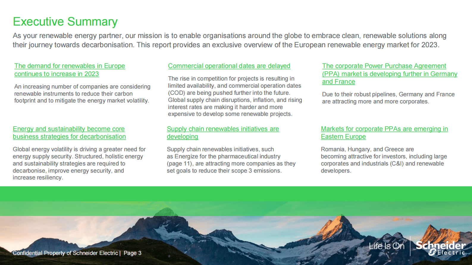 欧洲可再生能源市场现状【英文版】 第3页