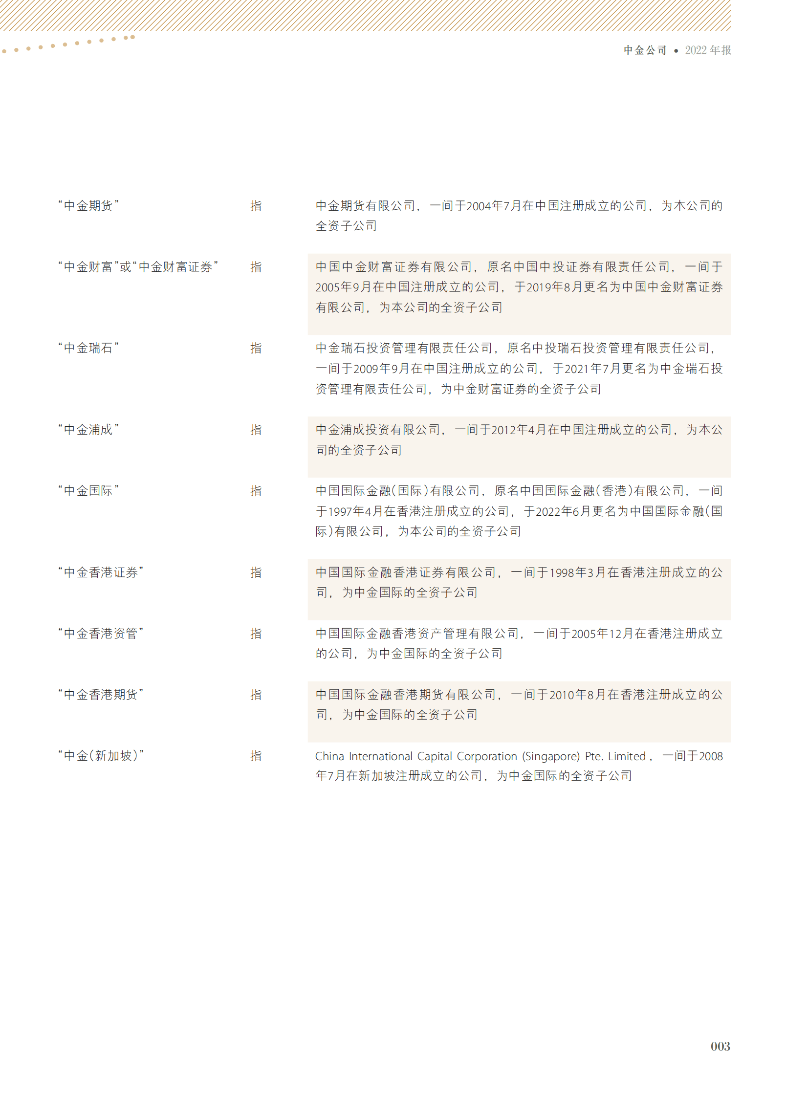 中金公司2022年度报告 第6页