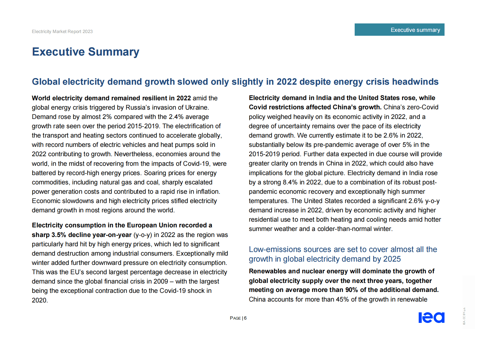 ElectricityMarketReport2023 第6页