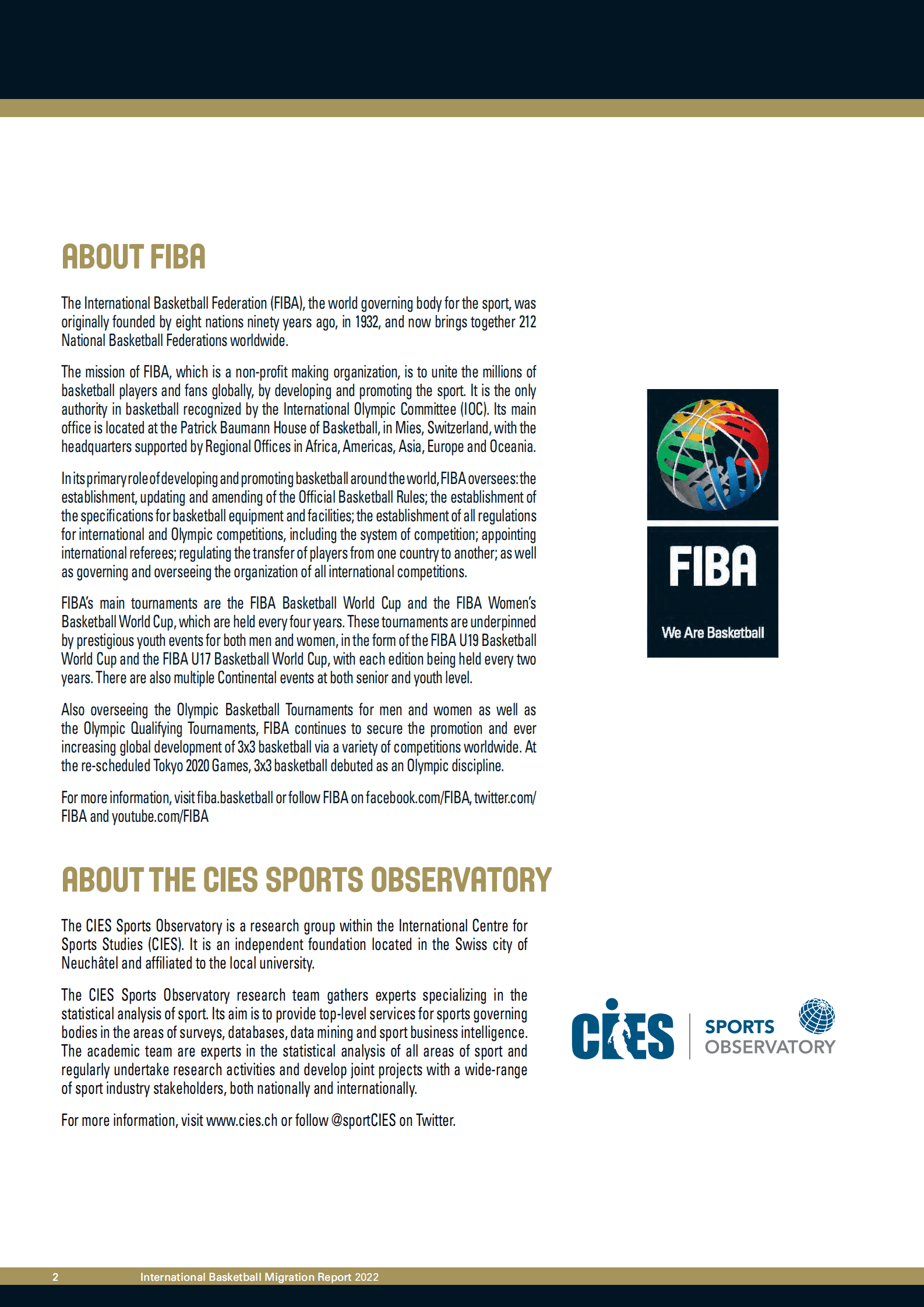 FIBA：2022年国际篮球转会报告（英文） 第3页
