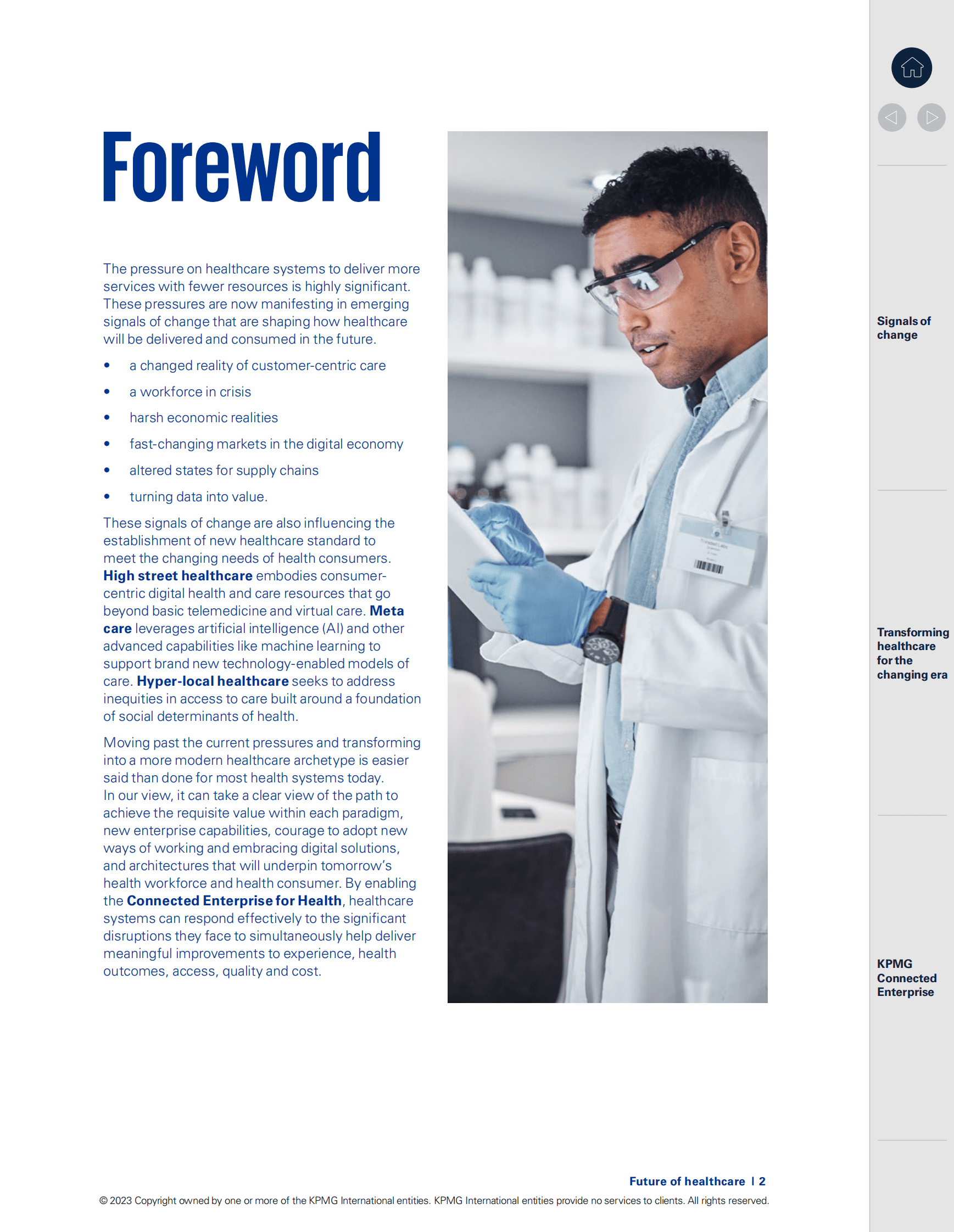 KPMG：医疗保健的未来【英文版】 第2页