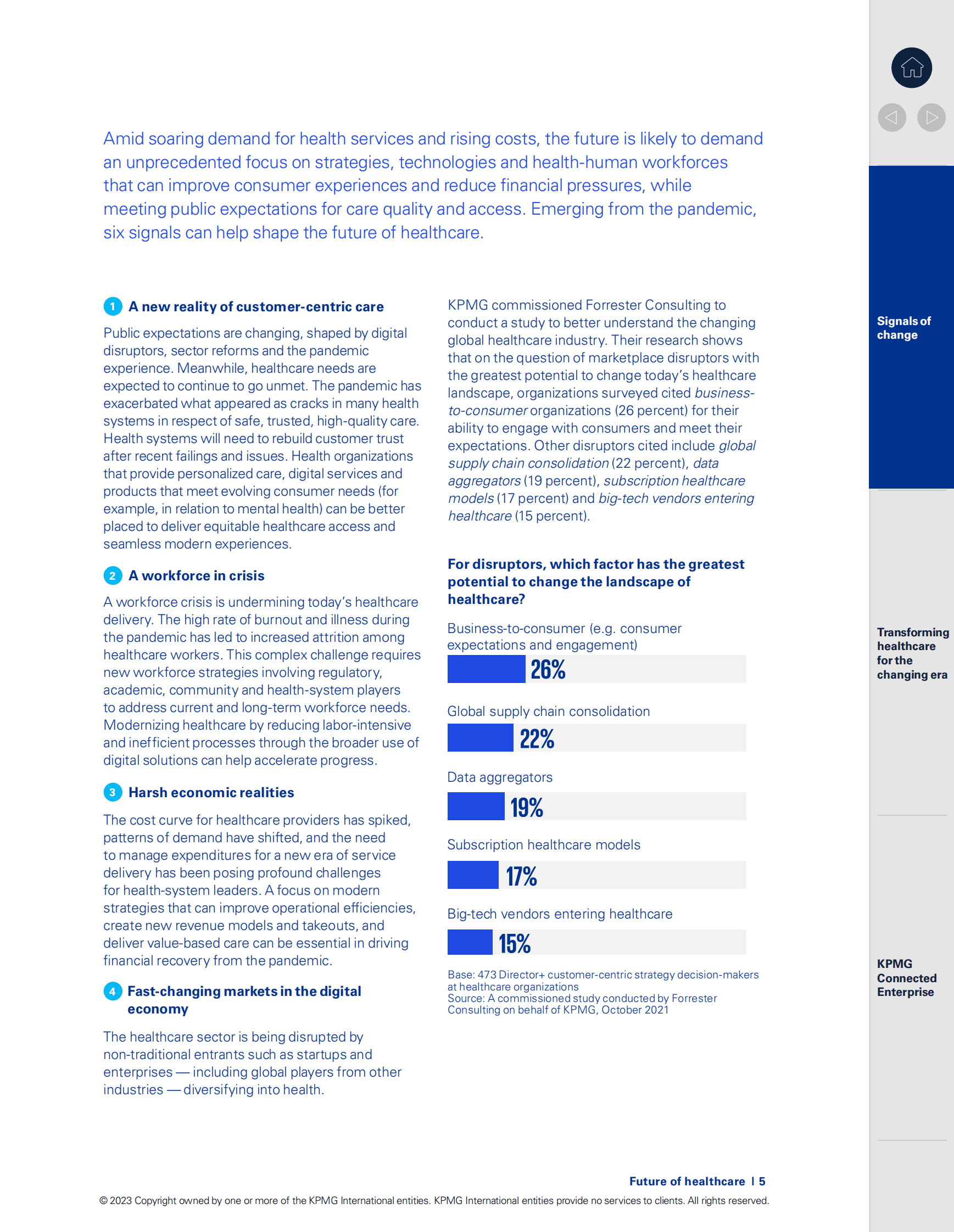 KPMG：医疗保健的未来【英文版】 第5页