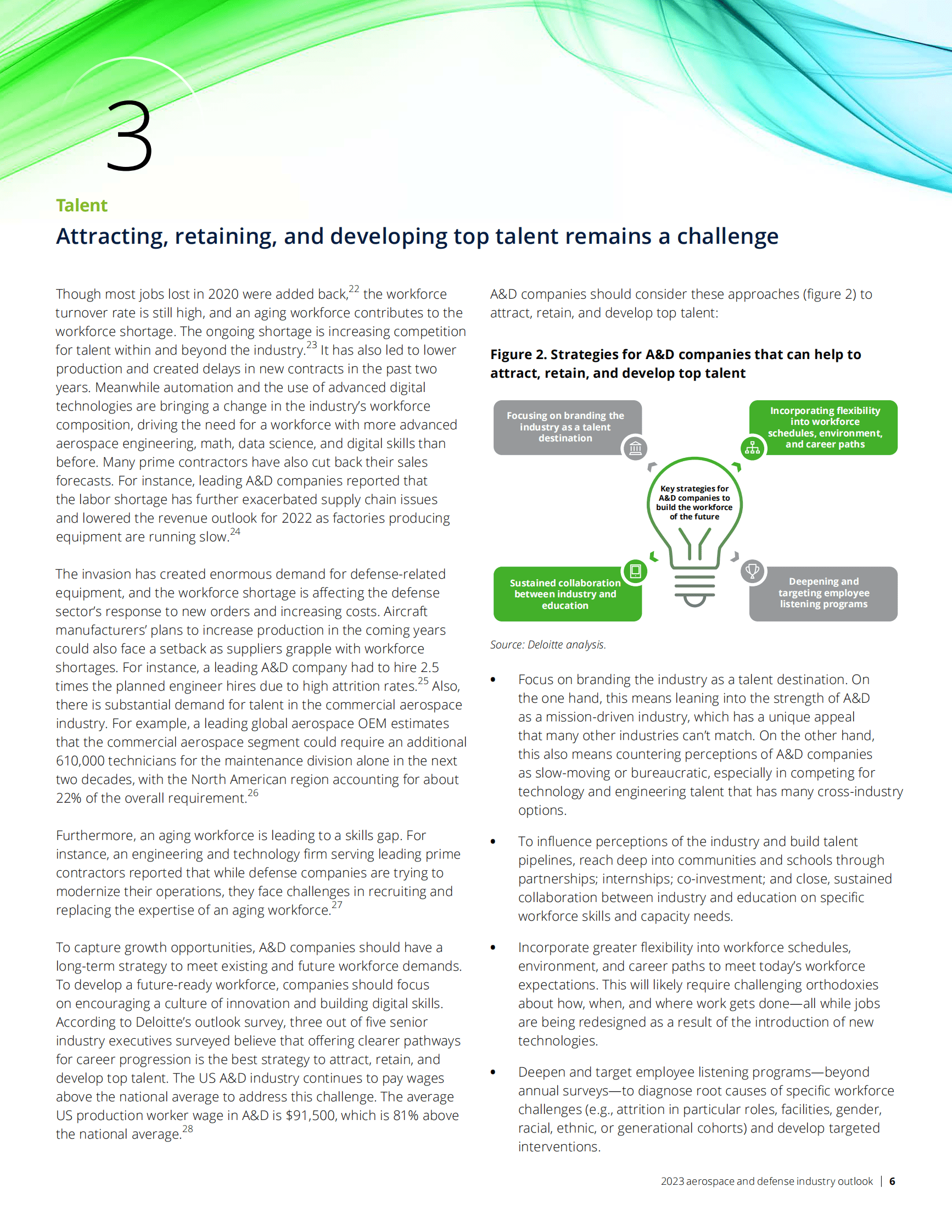 德勤：2023年航空航天与国防工业展望【英文版】 第6页