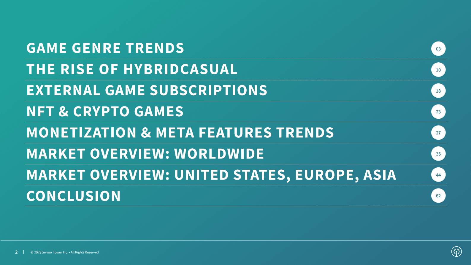 Sensor Tower：2023年手机游戏报告【英文版】 第2页
