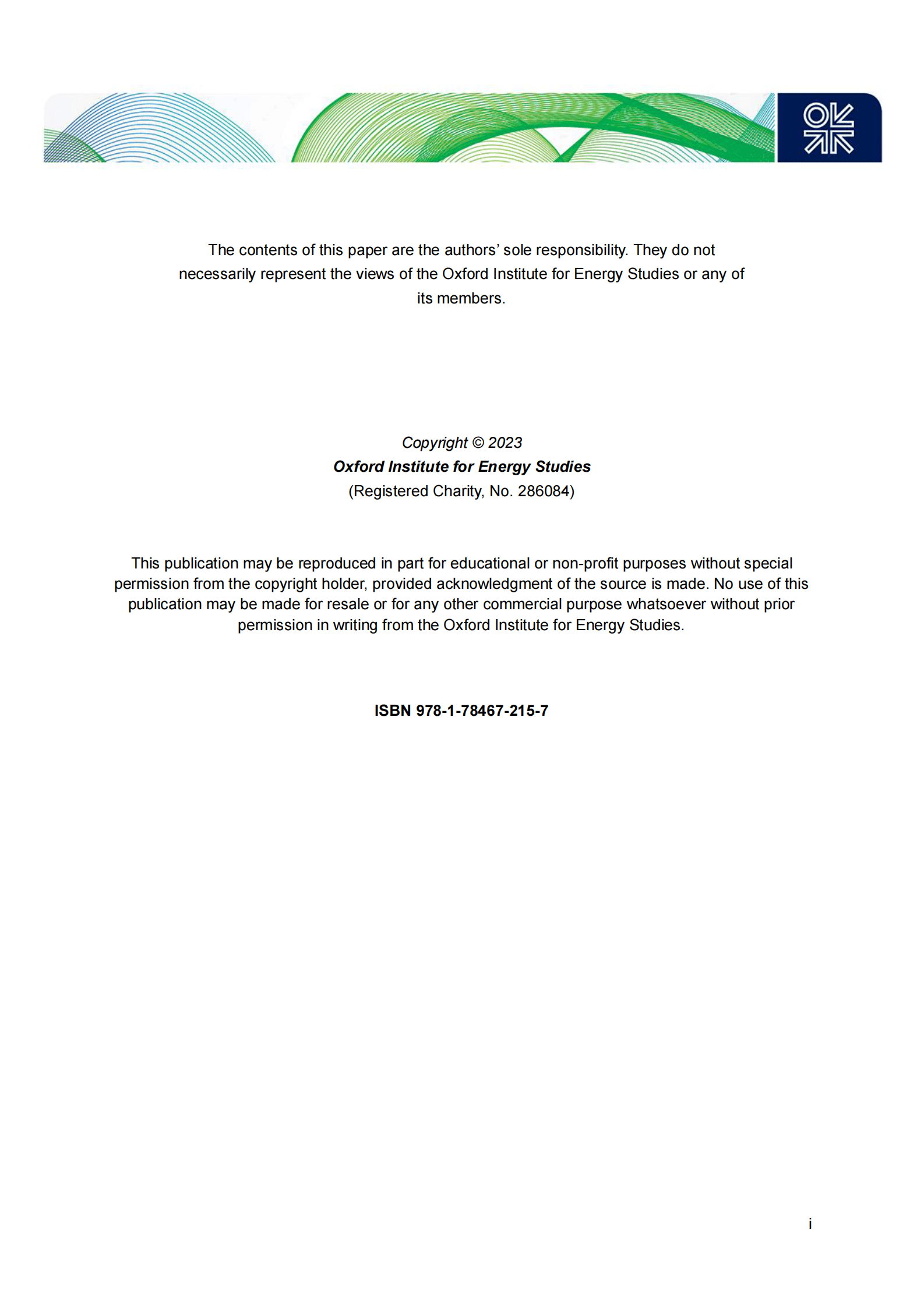 牛津能源研究所：2023年全球能源经济主题报告【英文版】 第2页