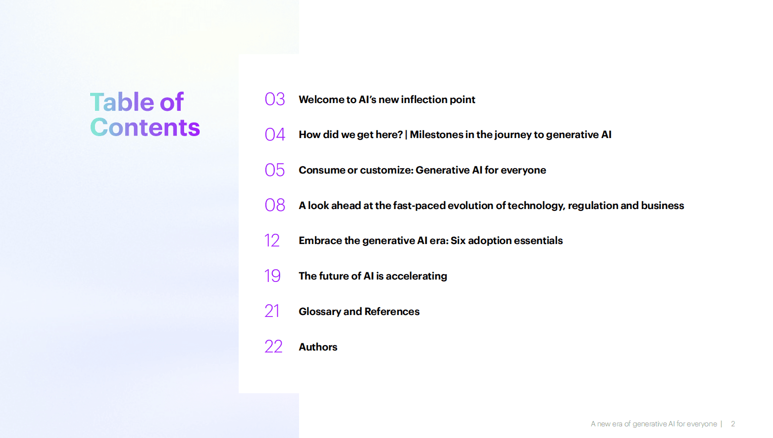 埃森哲：生成式人工智能：人人可享的新时代报告【英文版】 第2页