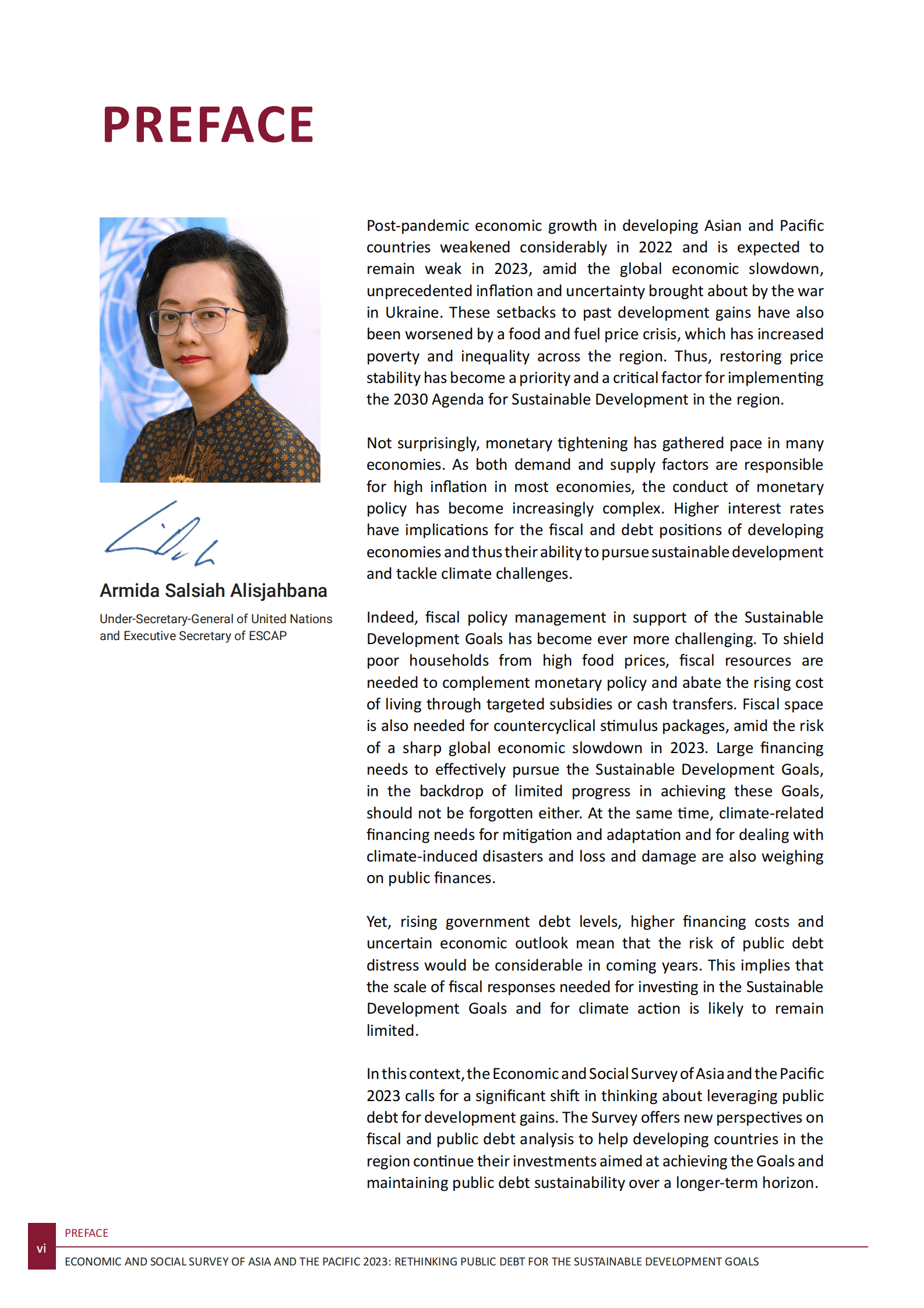 联合国亚太经社会：亚洲及太平洋经济社会概览【英文版】 第6页