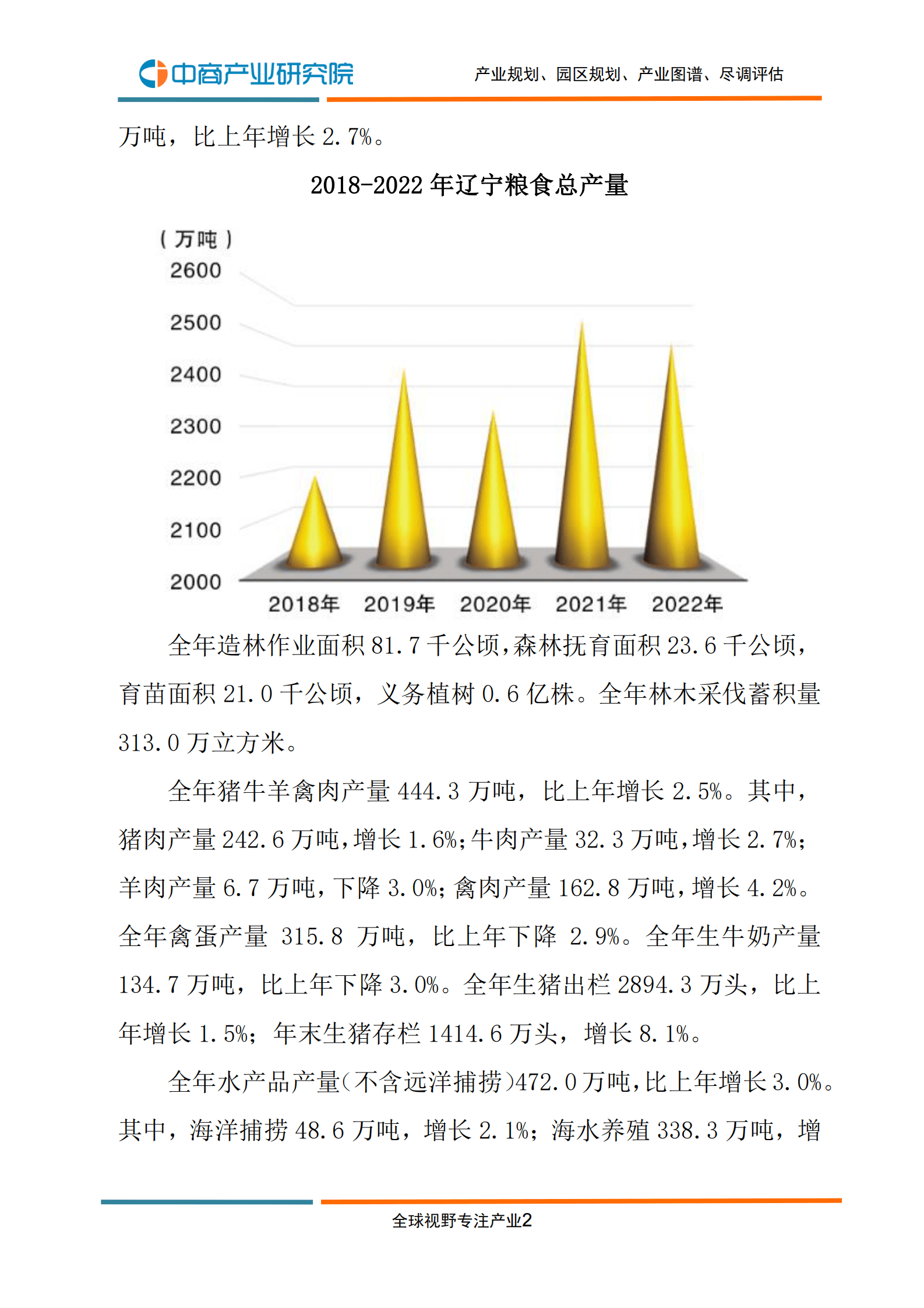 中商产业研究院：2022年辽宁省国民经济和社会发展统计公报 第4页