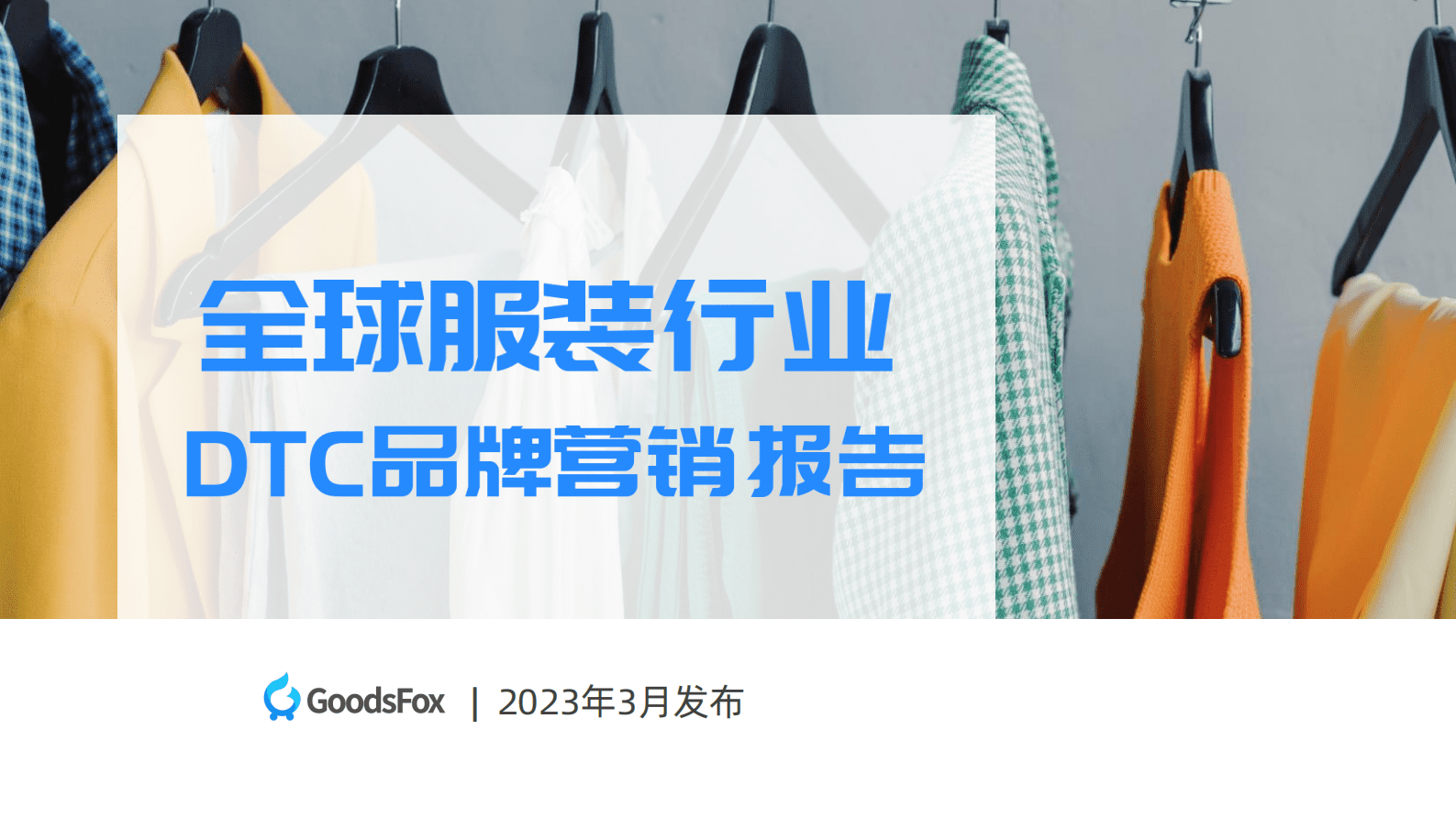 GoodsFox：全球服装行业DTC品牌营销报告 第1页