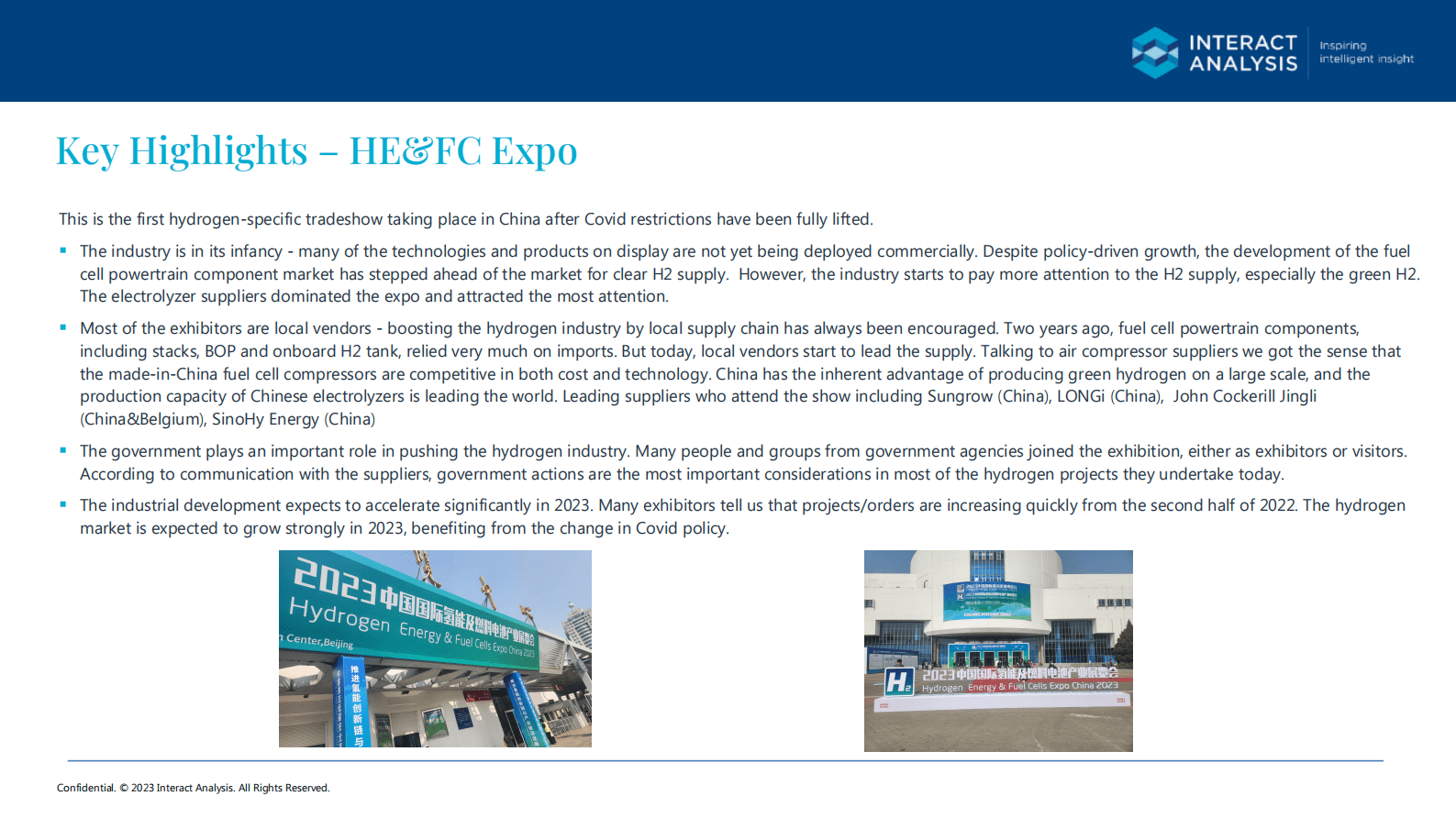 Interact Analysis：2023中国国际氢能及燃料电池产业博览会展后报告【英文版】 第4页