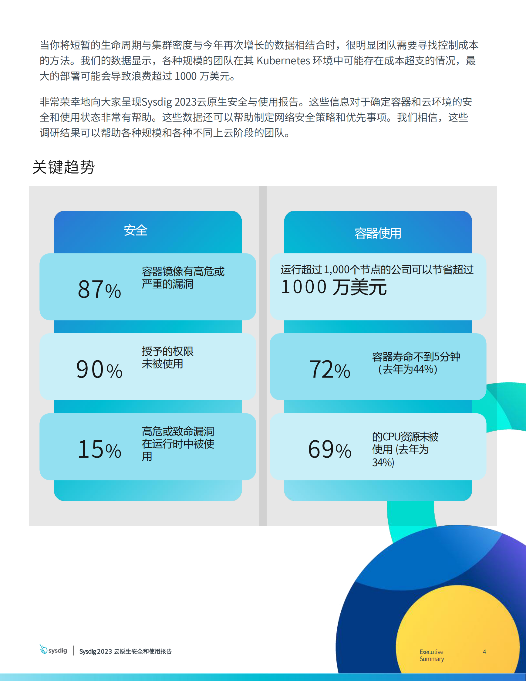 Sysdig：2023云原生安全和使用报告 第4页