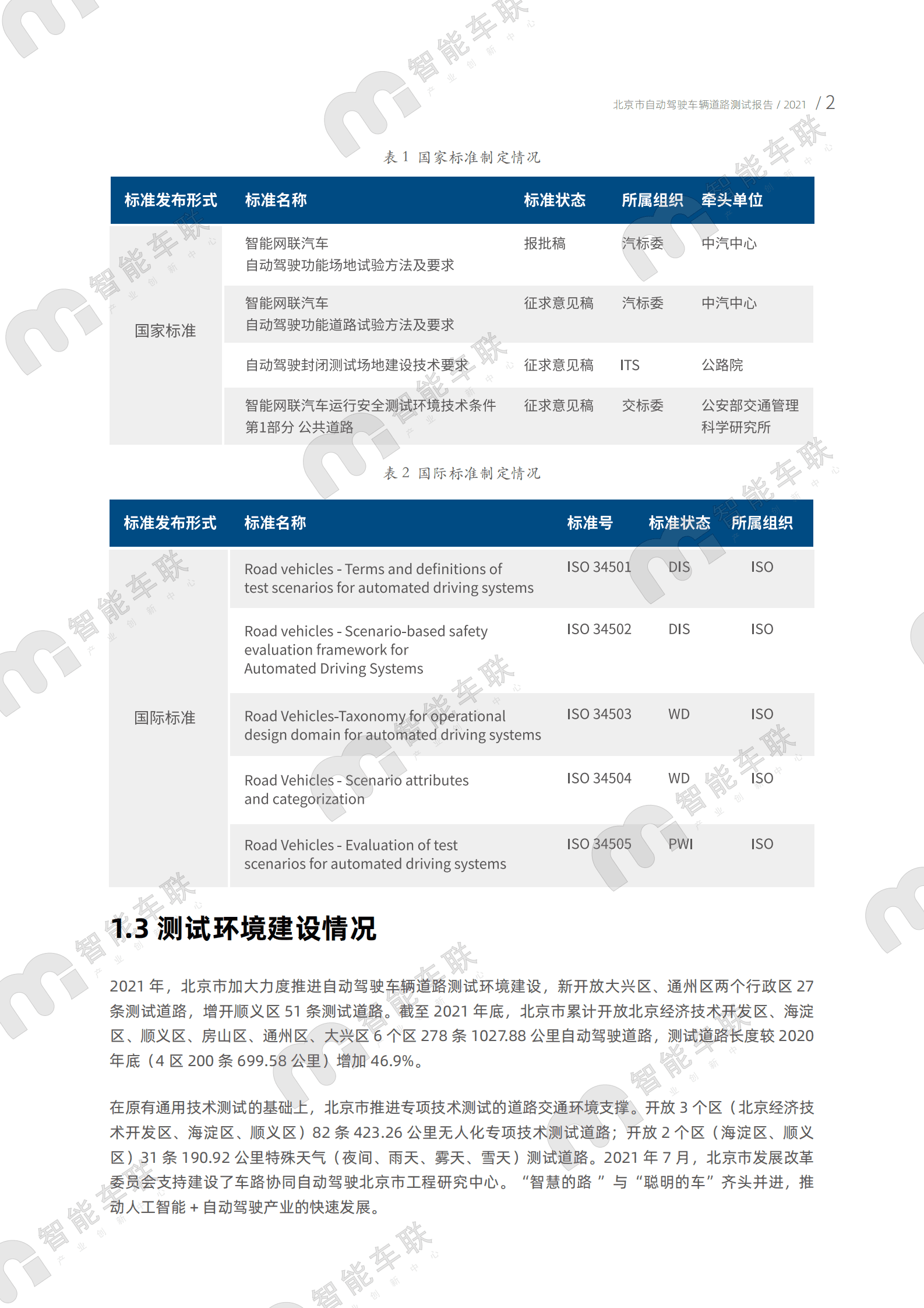 北京市自动驾驶车辆道路测试报告（2021年） 第6页