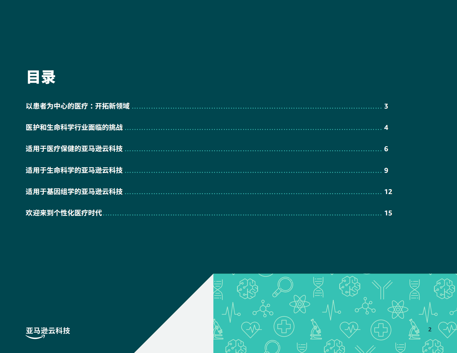 亚马逊云科技（AWS）：推进个性化医疗变革-融合科学与技术，推动医疗创新 第2页