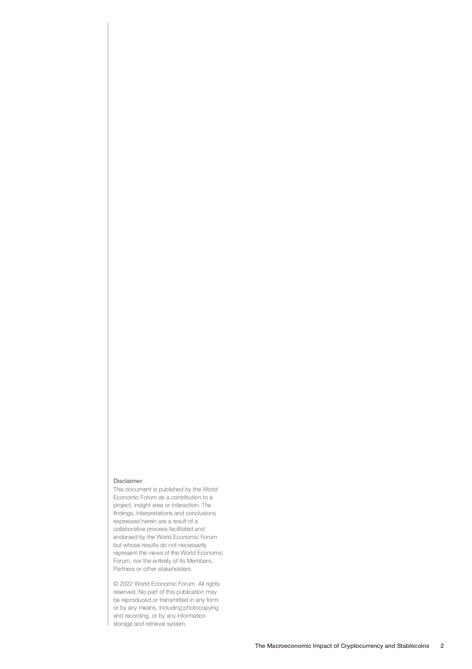 世界经济论坛：加密货币和稳定币的宏观经济影响【英文版】 第2页