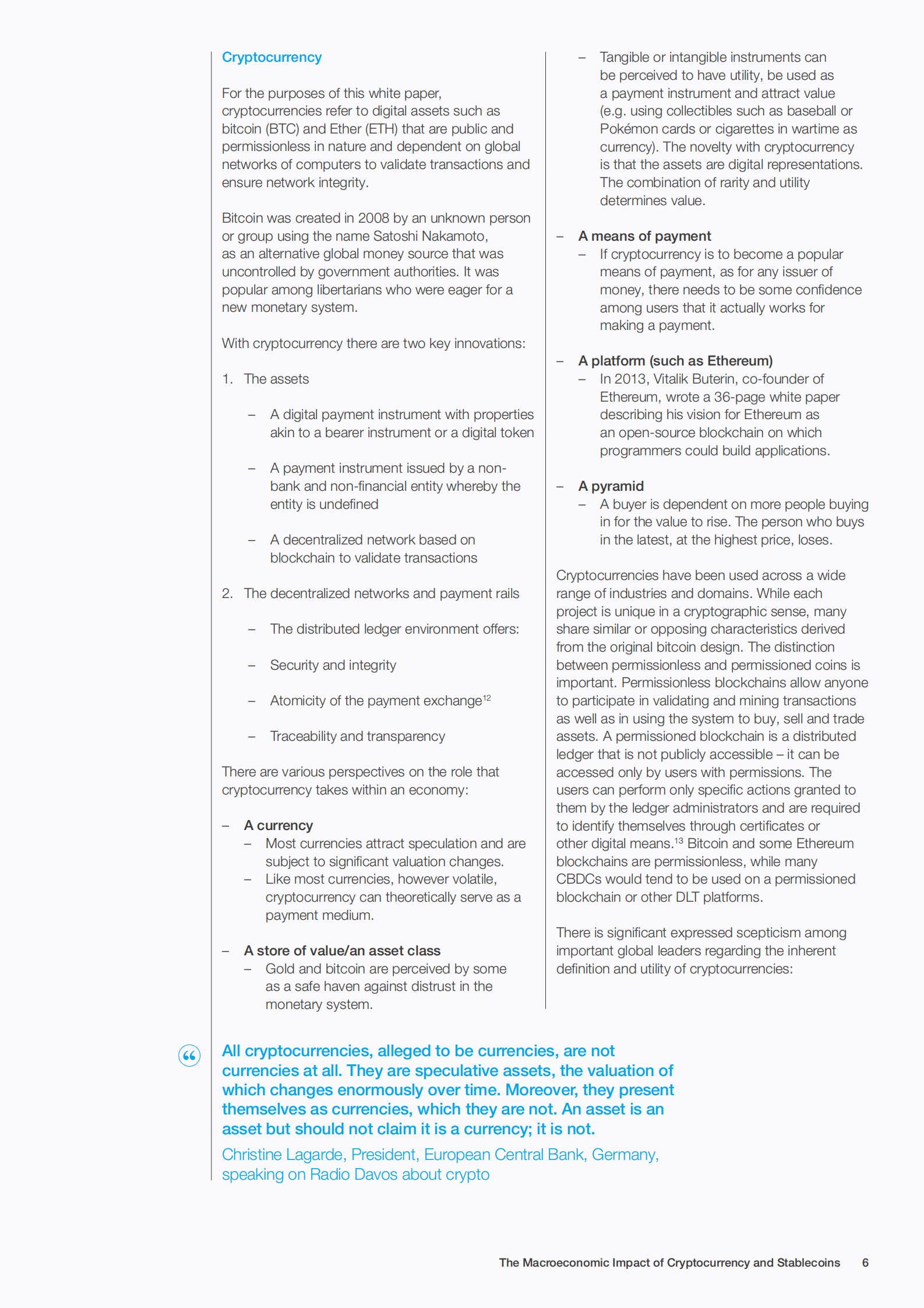 世界经济论坛：加密货币和稳定币的宏观经济影响【英文版】 第6页
