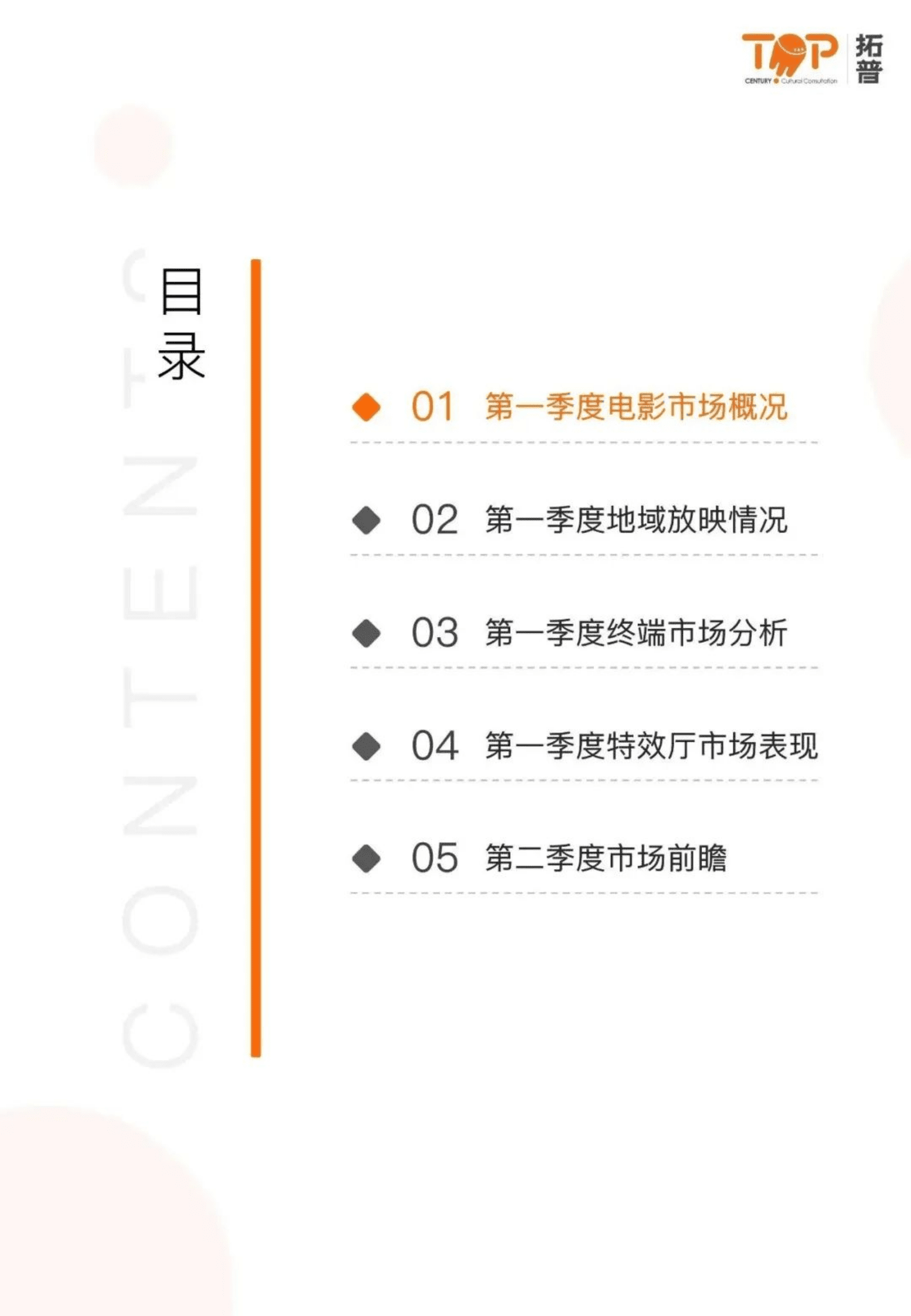 拓普数据：2023年第一季度中国电影市场研究报告 第3页