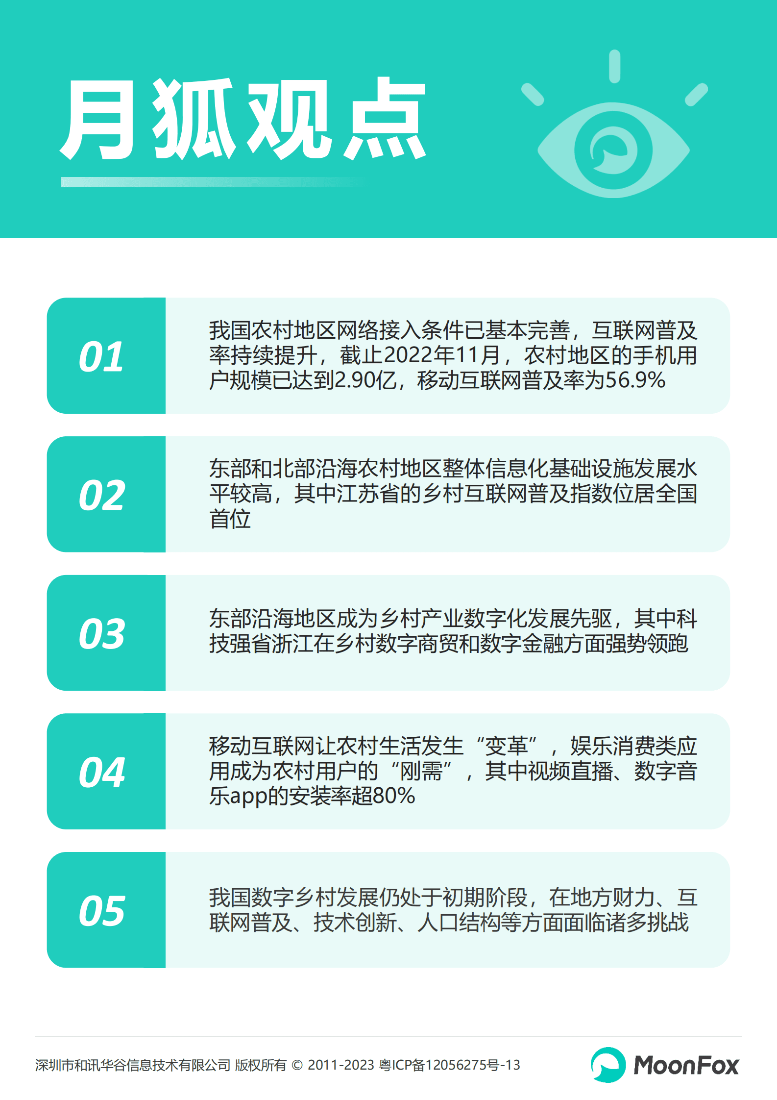 月狐数据：2023中国乡村数字化发展研究报告 第2页