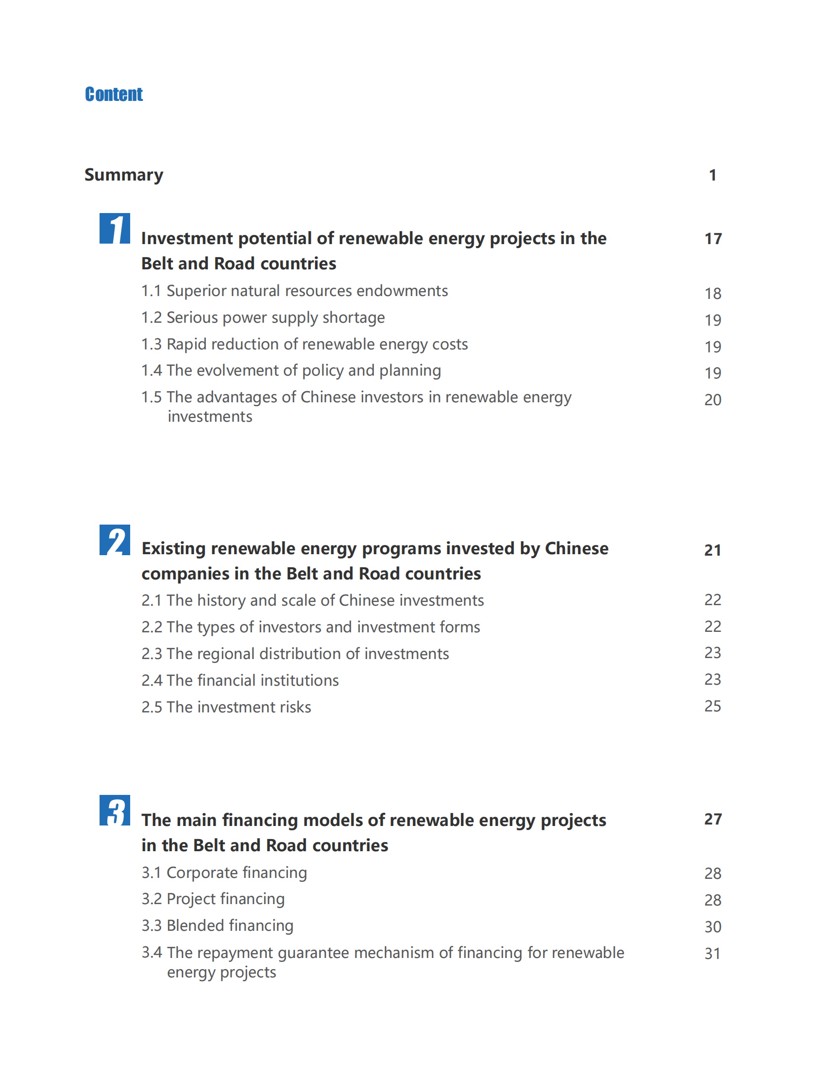创绿研究院：“一带一路”国家可再生能源项目投融资模式、问题和建议 第4页