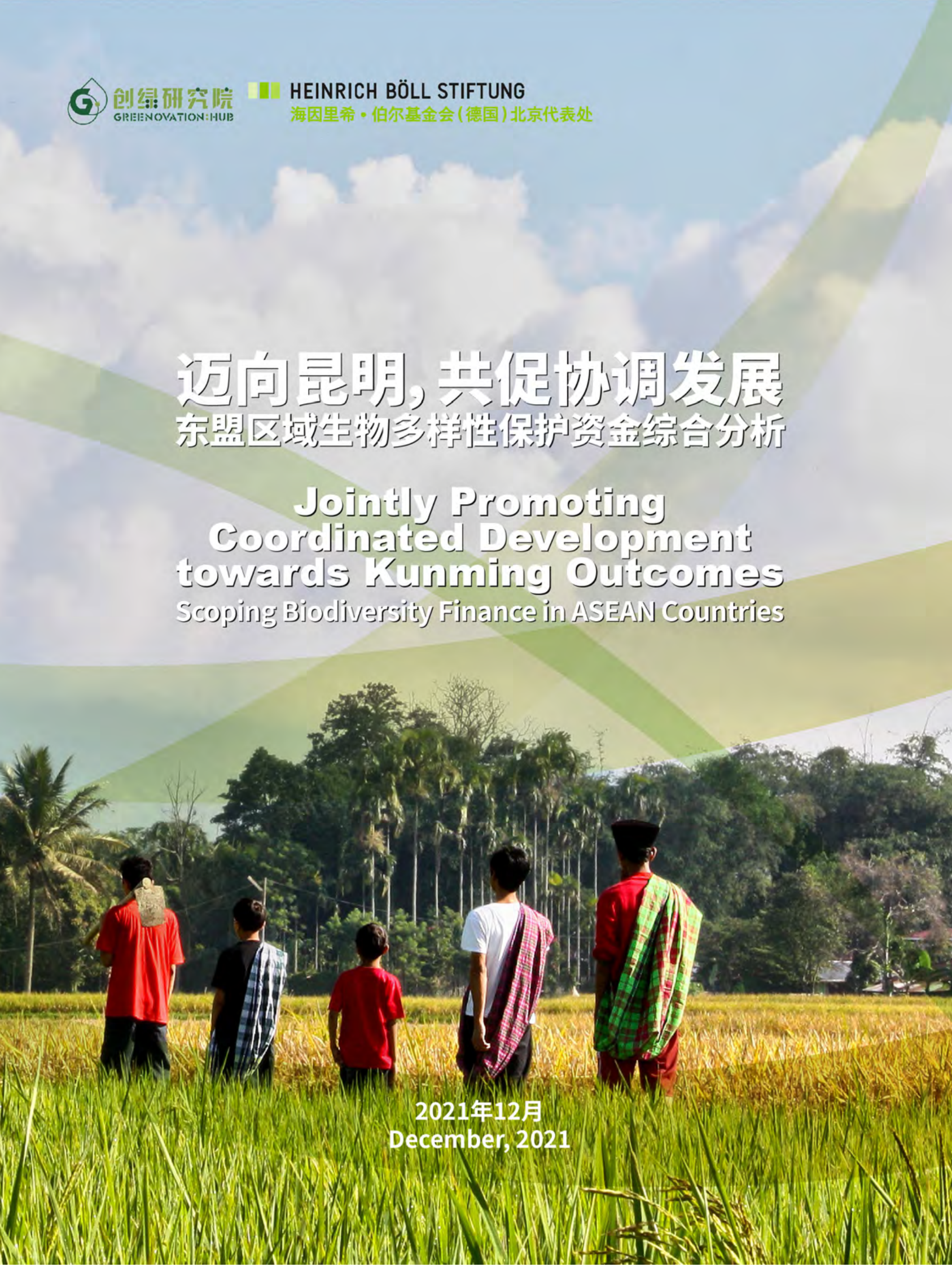 创绿研究院：迈向昆明，共促协调发展：东盟区域生物多样性保护资金综合分析 第1页