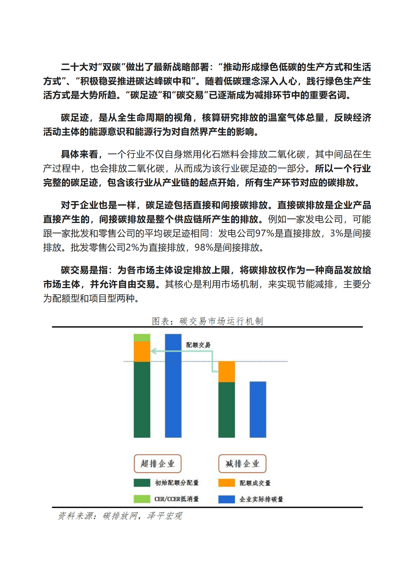 泽平宏观：碳足迹、碳交易：碳中和带来碳市场巨大机会 第3页