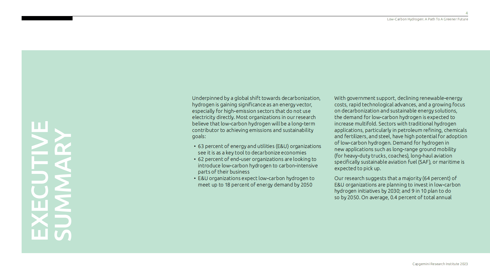 2023年低碳氢行业报告【英】 第4页