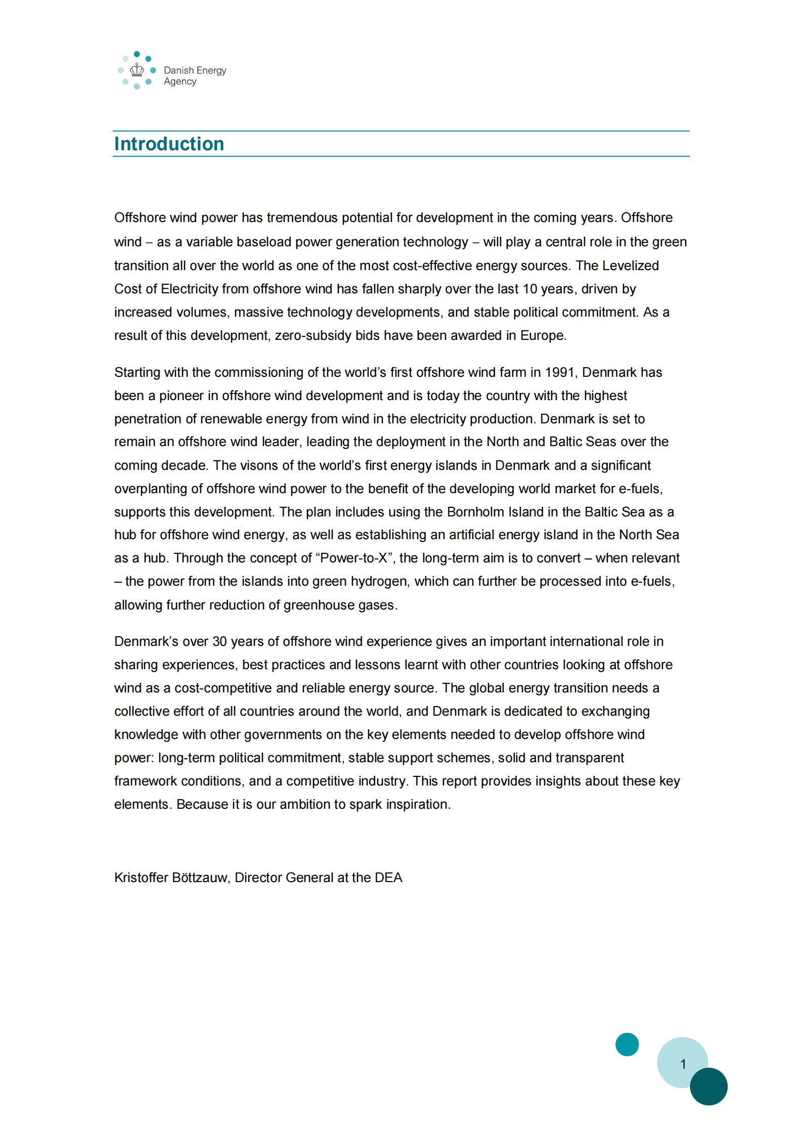 丹麦离岸风电发展报告【英】 第2页