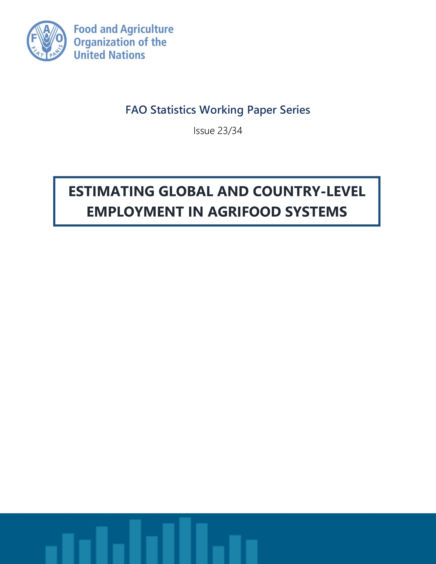粮农组织：全球和国家层面农业粮食体系就业测算研究报告 第1页