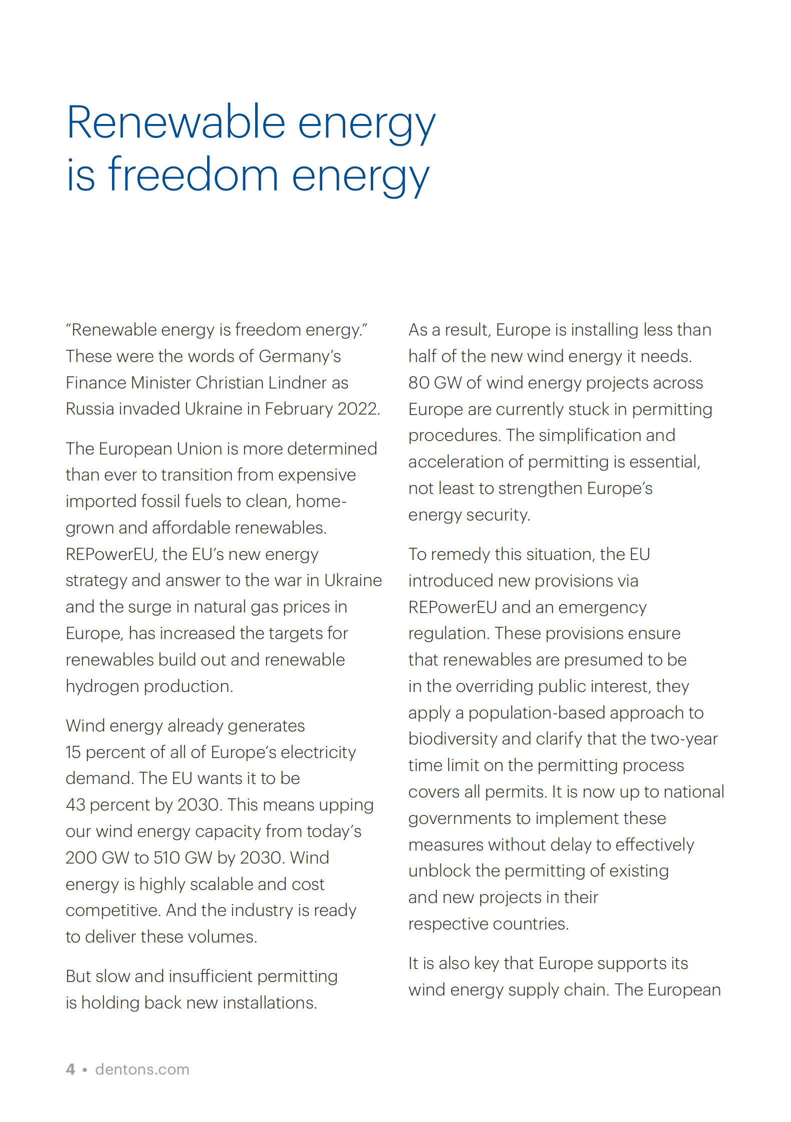 欧洲可再生能源投资指南2023【英文】 第4页
