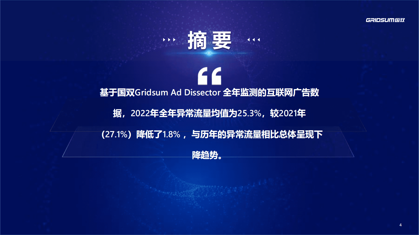 中国广告协会：2022年中国全域广告行业异常流量白皮书 第4页