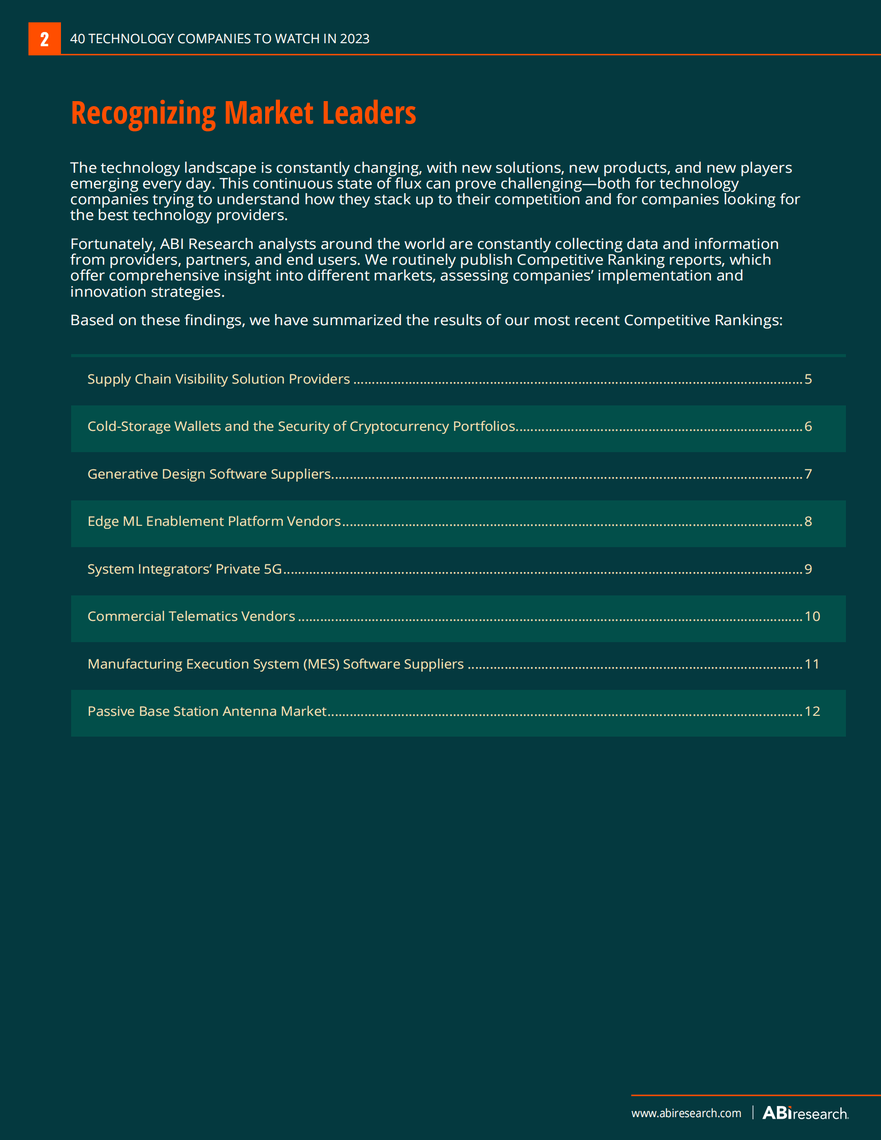 ABI：2023年值得关注的40家科技公司【英】 第2页