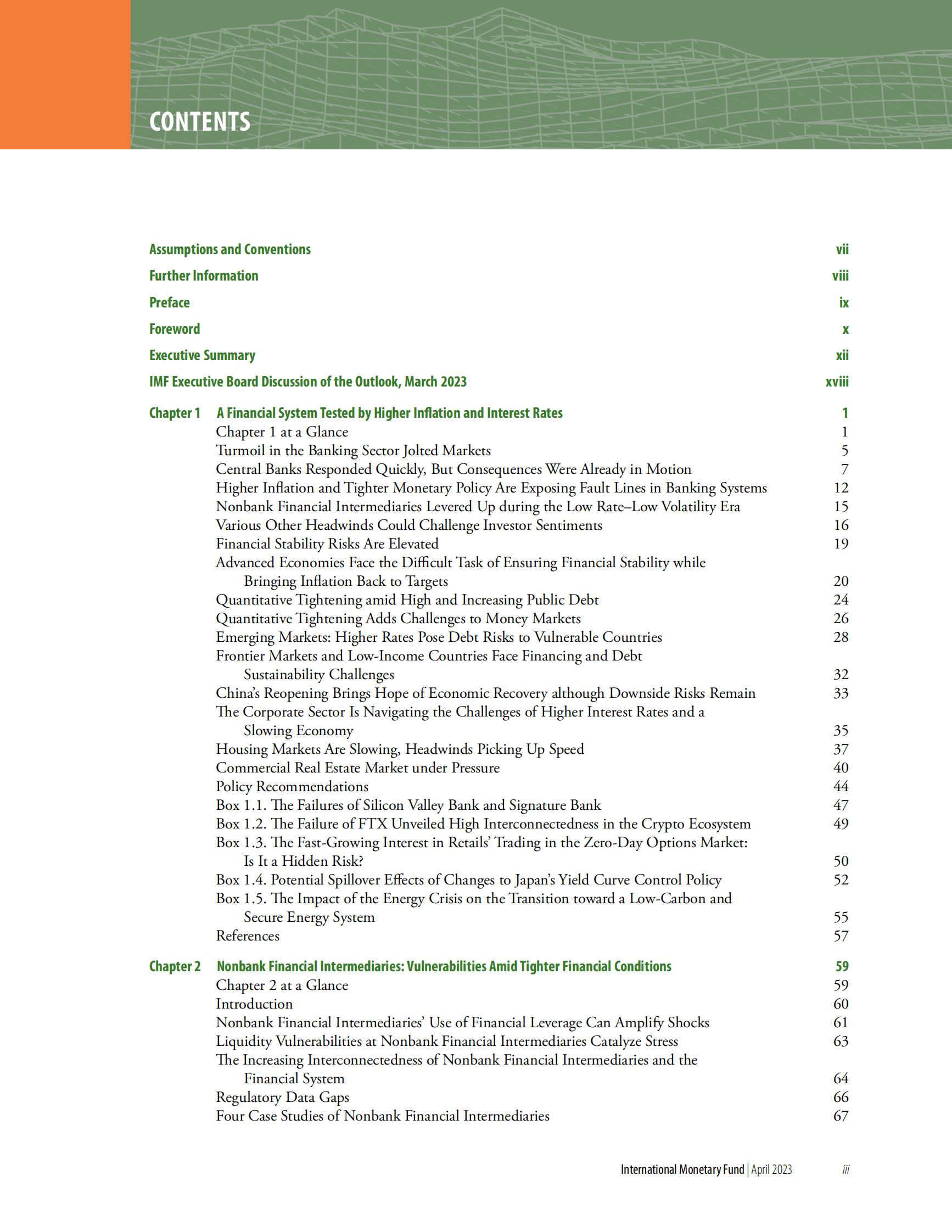 IMF：2023全球金融稳定报告（2023年4月发布）【英】 第5页