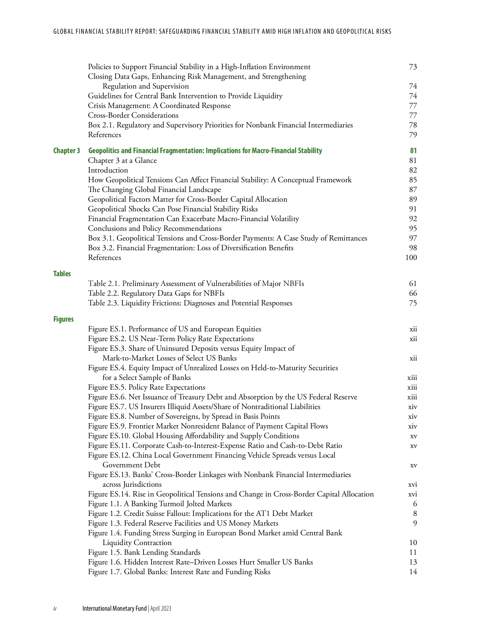 IMF：2023全球金融稳定报告（2023年4月发布）【英】 第6页