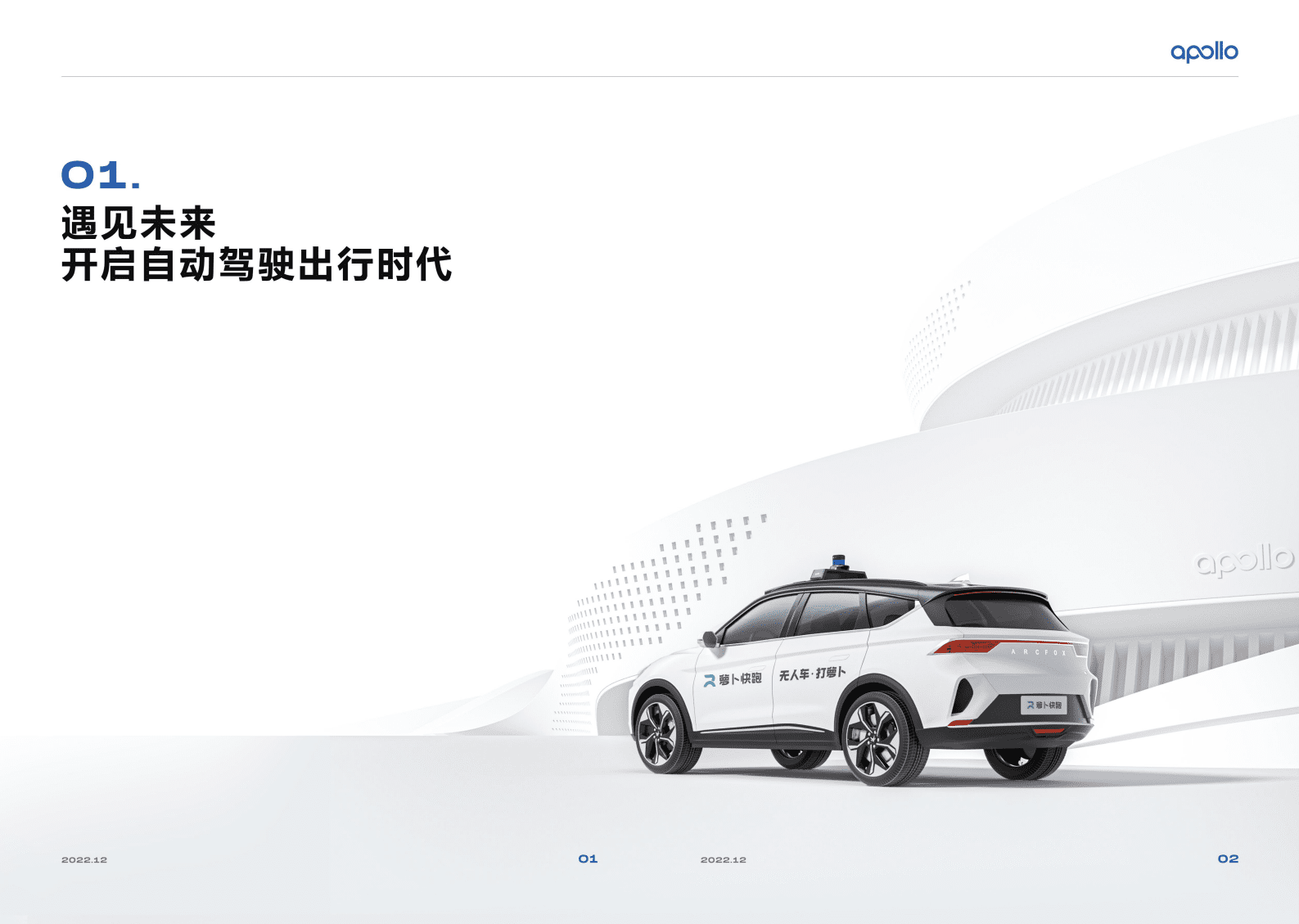 百度Apollo：无人之境旅途：2022百度自动驾驶出行服务年度报告 第3页