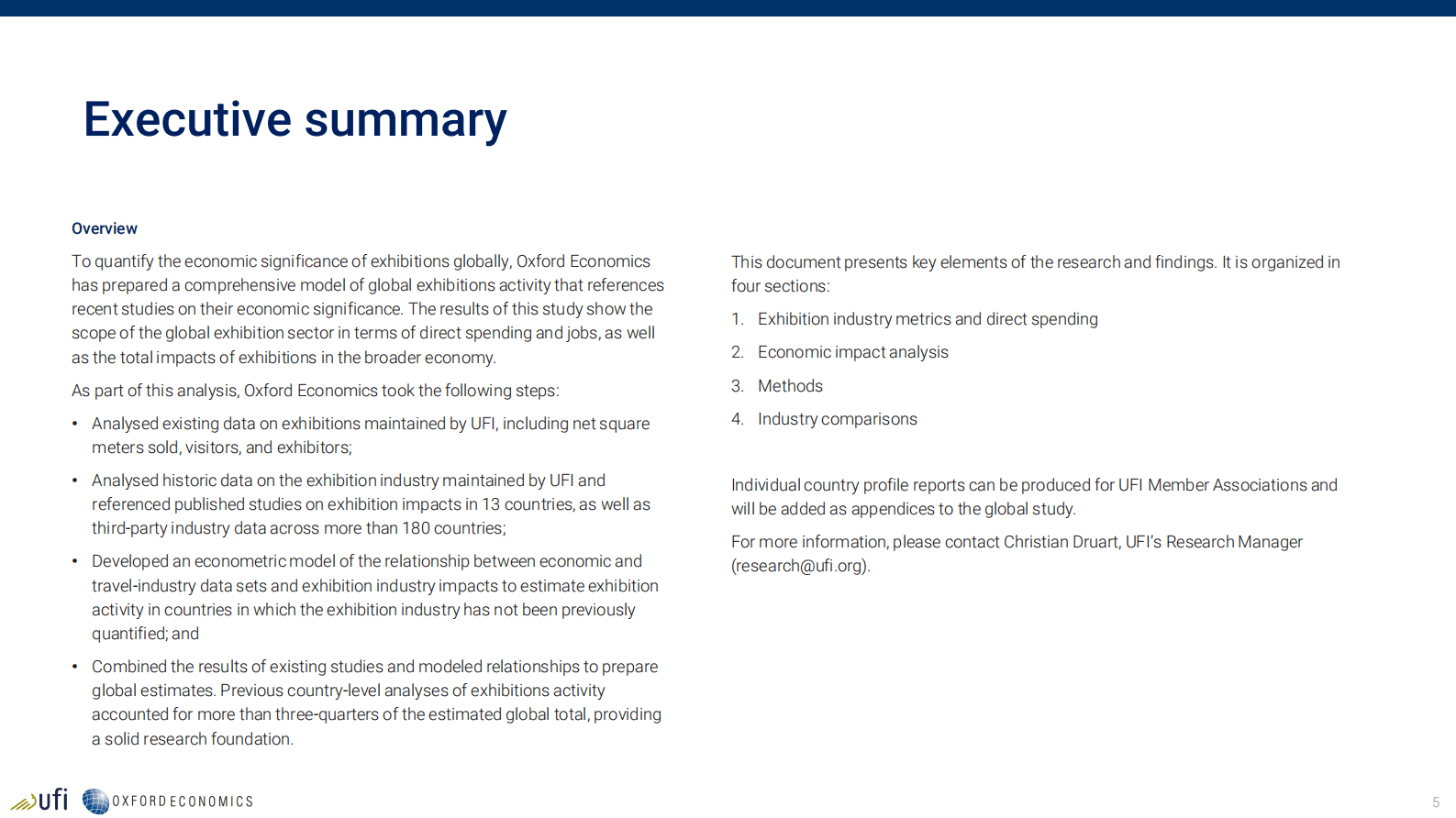 全球展览业协会：展览对全球经济的影响报告【英文版】 第5页