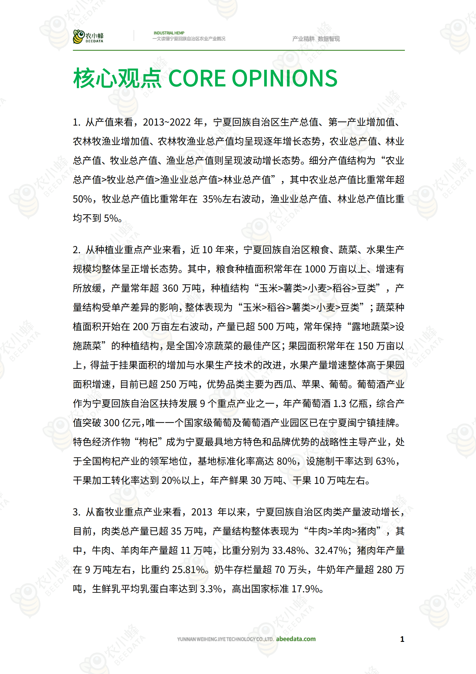 农小蜂：一文读懂宁夏回族自治区农业产业概况 第3页